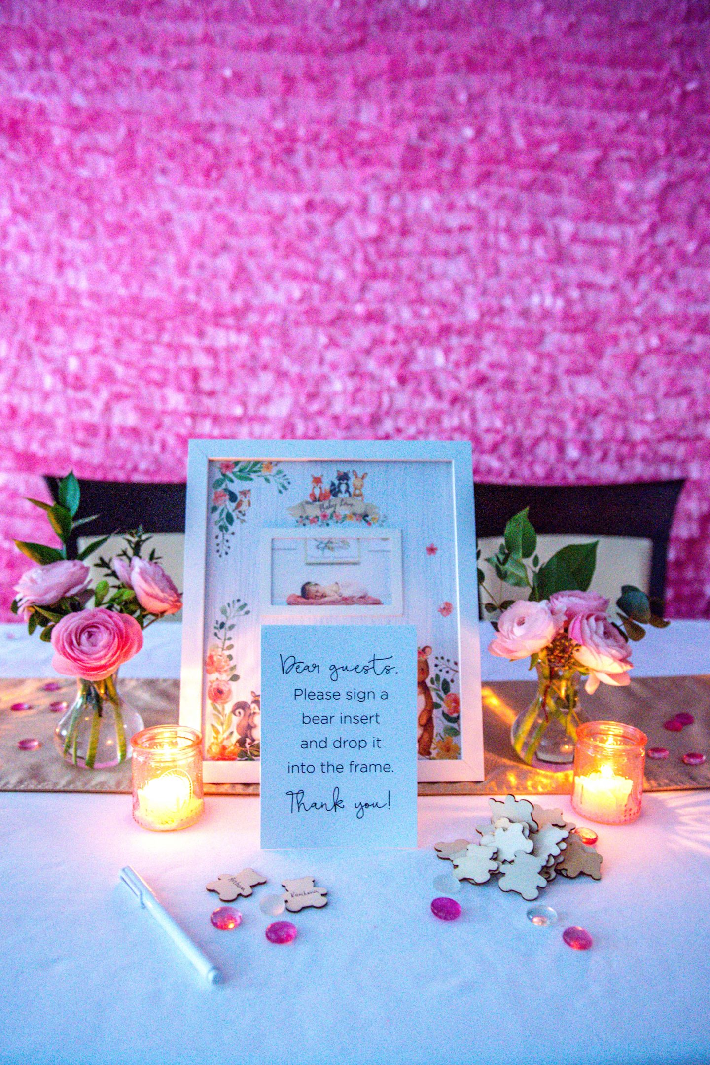 The Best Pink Baby Shower Ideas 2022: Kate Aspen Woodland Kate Aspen - Pink Woodland - Photo Frame. Best Pink Baby Shower Ideas. Kate Aspen Pink Woodland.