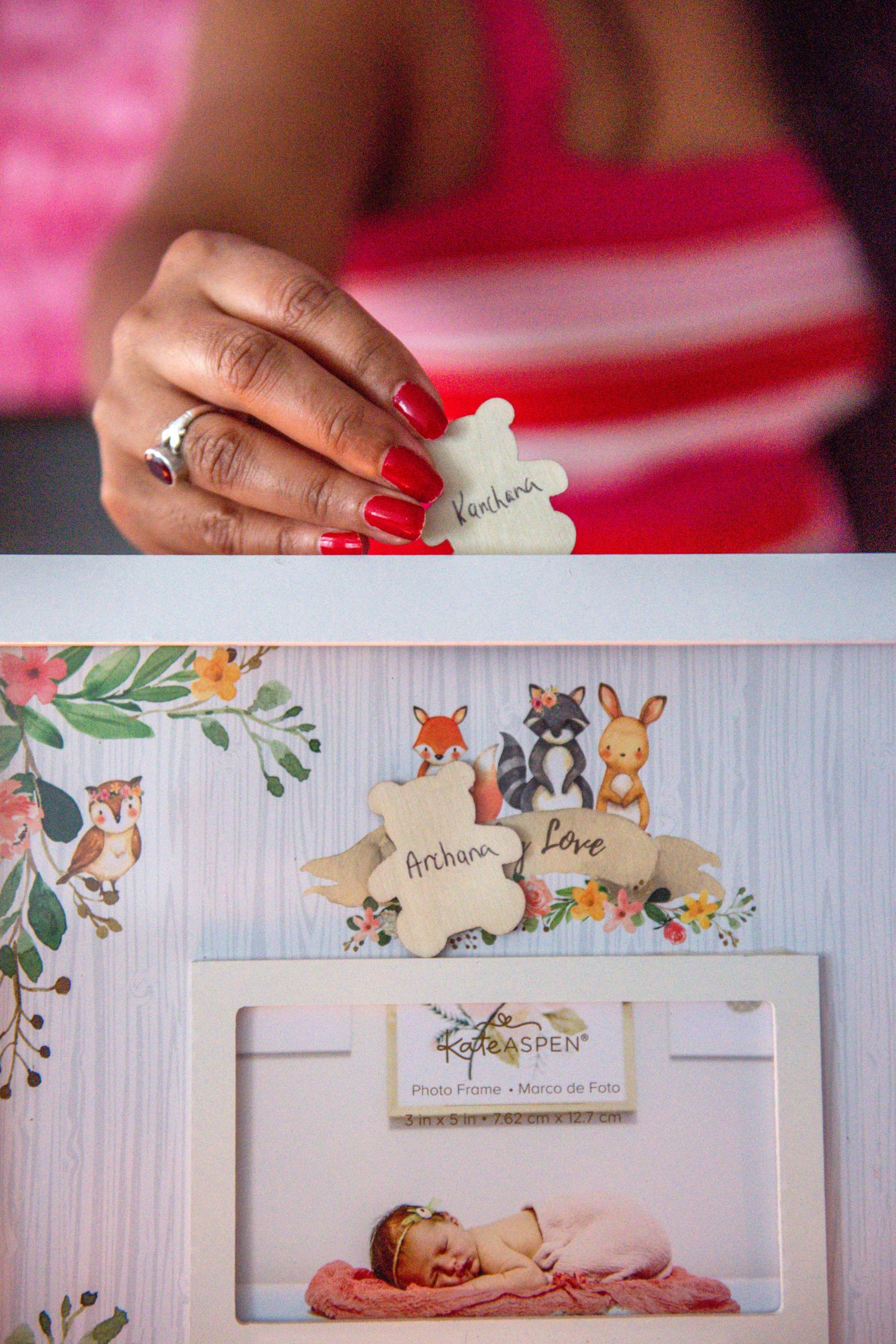 The Best Pink Baby Shower Ideas 2022: Kate Aspen Woodland Kate Aspen - Pink Woodland - Photo Frame. Best Pink Baby Shower Ideas. Kate Aspen Pink Woodland.
