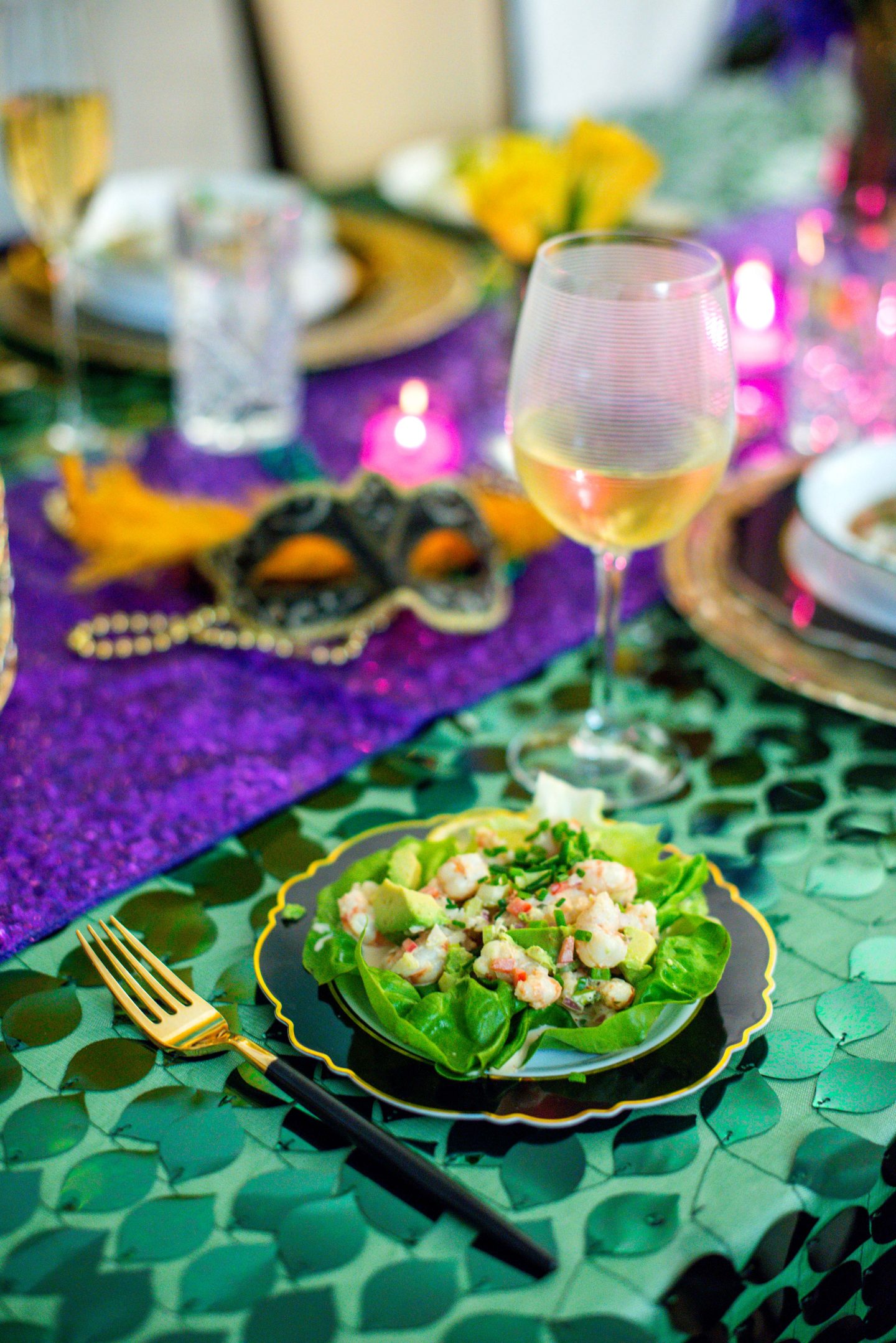 The Best Mardi Gras Dinner Ideas in 2022 Mardi Gras Dinner - Deviled Eggs and Champagne