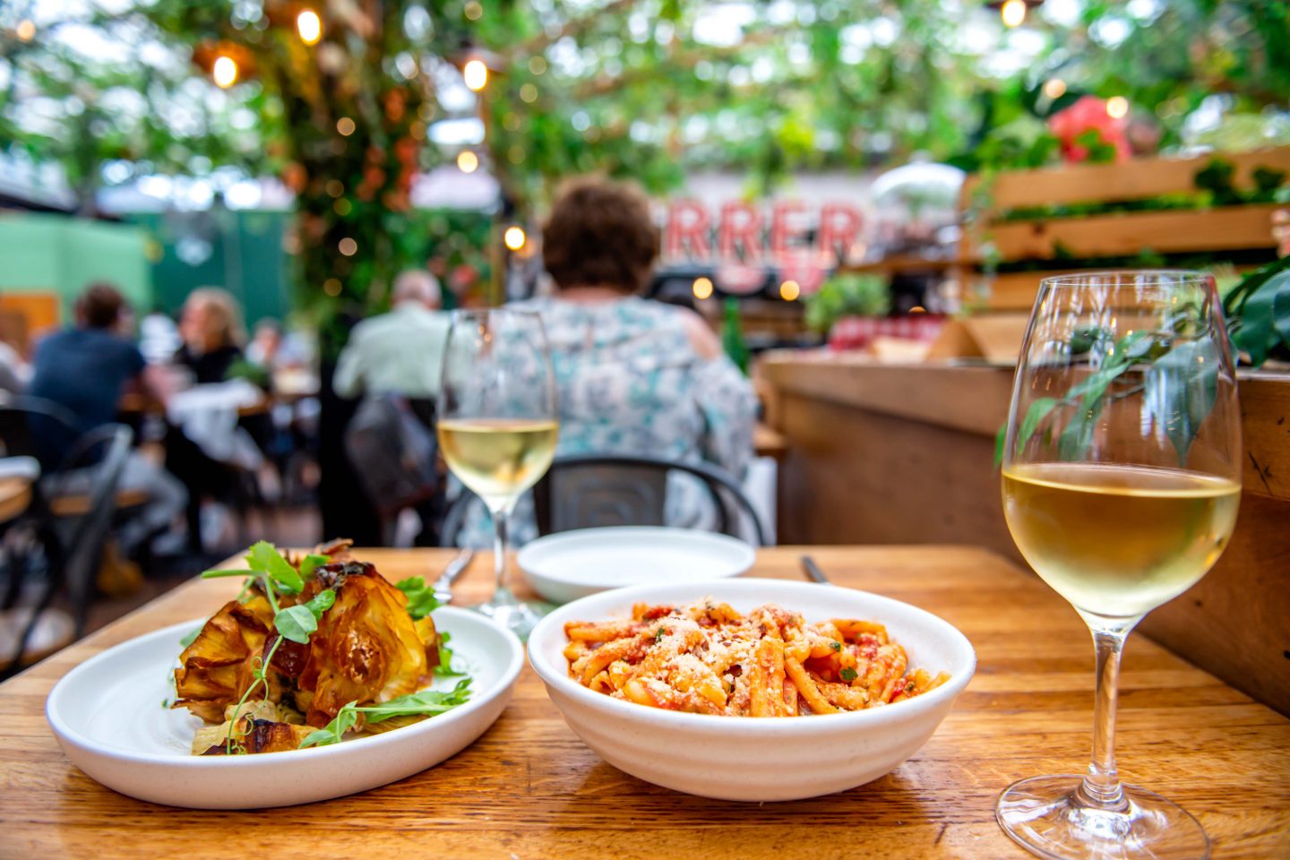 The Best Eataly Flatiron Rooftop Review in 2022 Eataly Flatiron Rooftop Review. Carciofi e Pistacchio and the Casarecce Alla Norma.