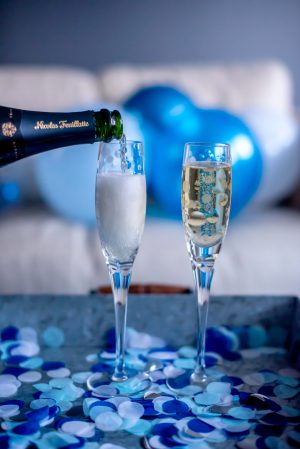 Blue Confetti