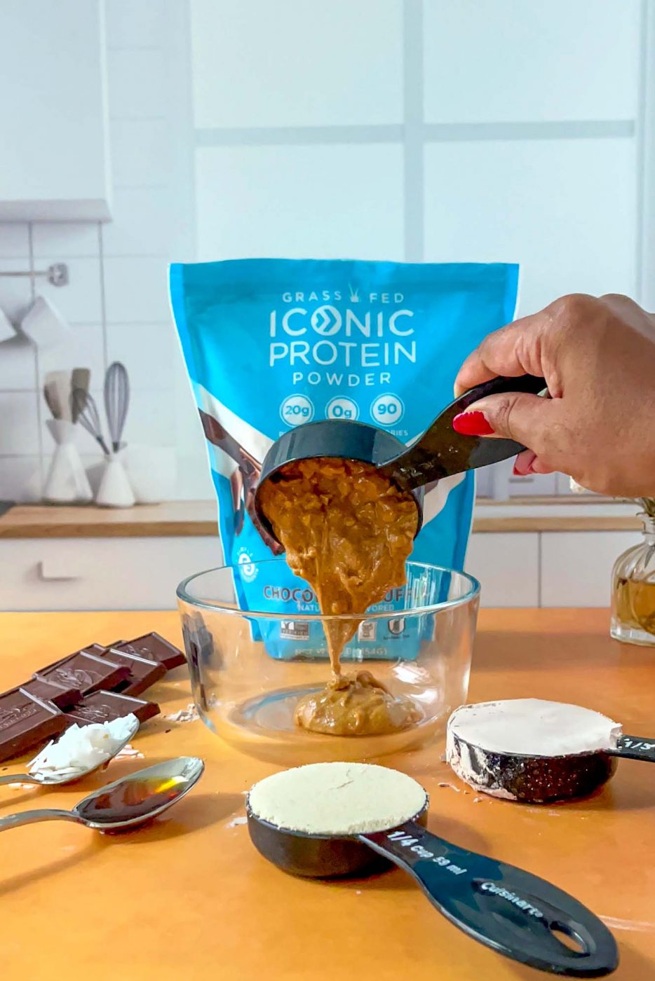 Easy No Bake Protein Ball Recipe with Iconic Protein Powder in 2023 Easy No Bake Protein Ball Recipe. Iconic Protein Powder Recipe.