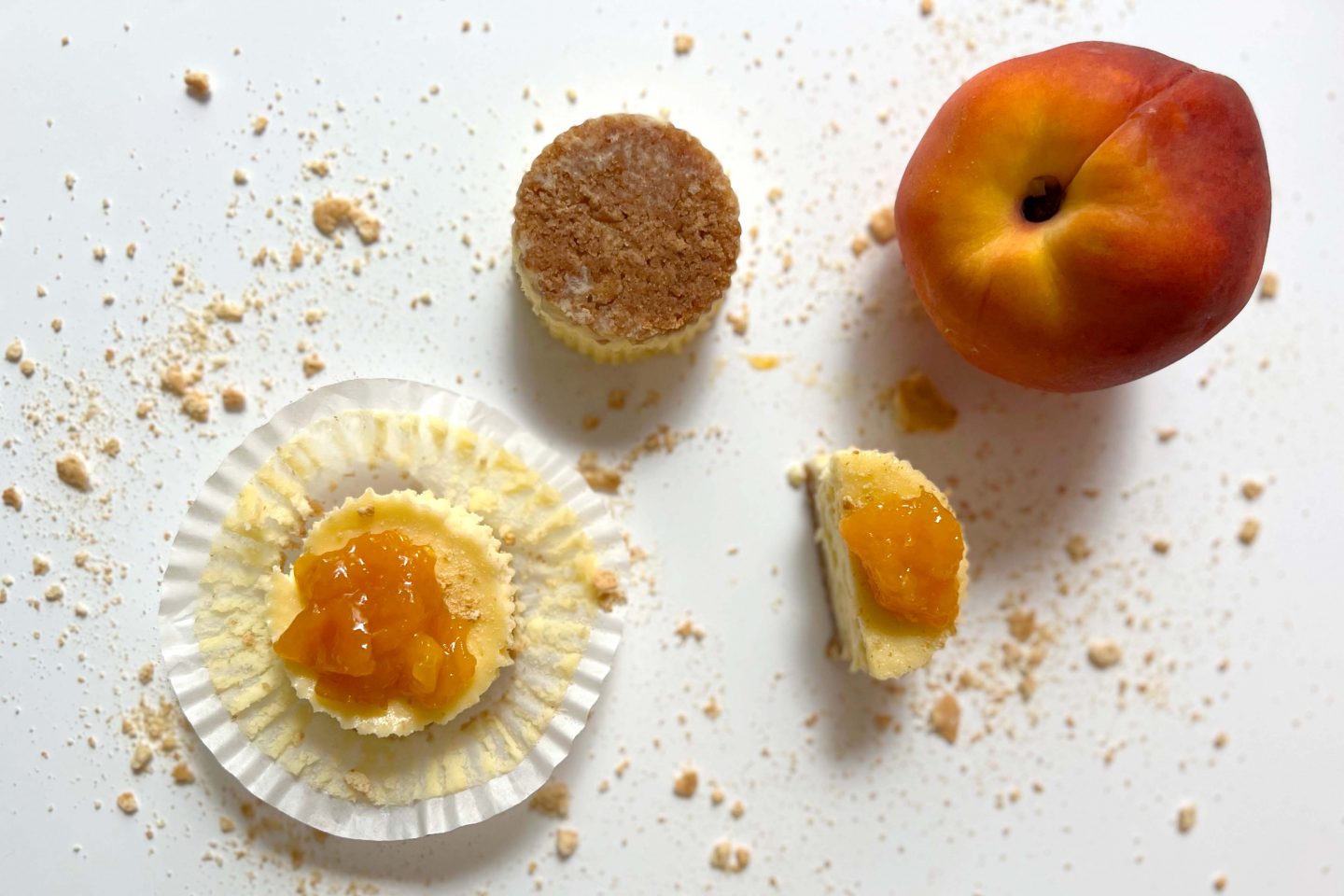 An Easy Mini Peach Cheesecake Recipe in 2022