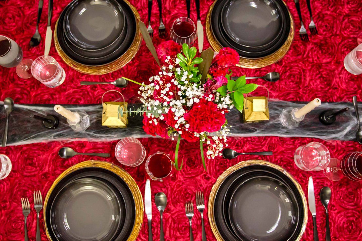 Easy Halloween Dinner Ideas for Adults with Mikasa in 2022 Halloween Dinner Ideas for Adults. Mikasa Halloween. Burgundy and Black Halloween. Mikasa Swirl Black with Graphite Ombre Coupe set, Mikasa Delano Gunmetal flatware, Mikasa Cheers Wine Glasses and Mikasa Cheers Old Fashioned Glasses. Burgundy and Black Halloween.