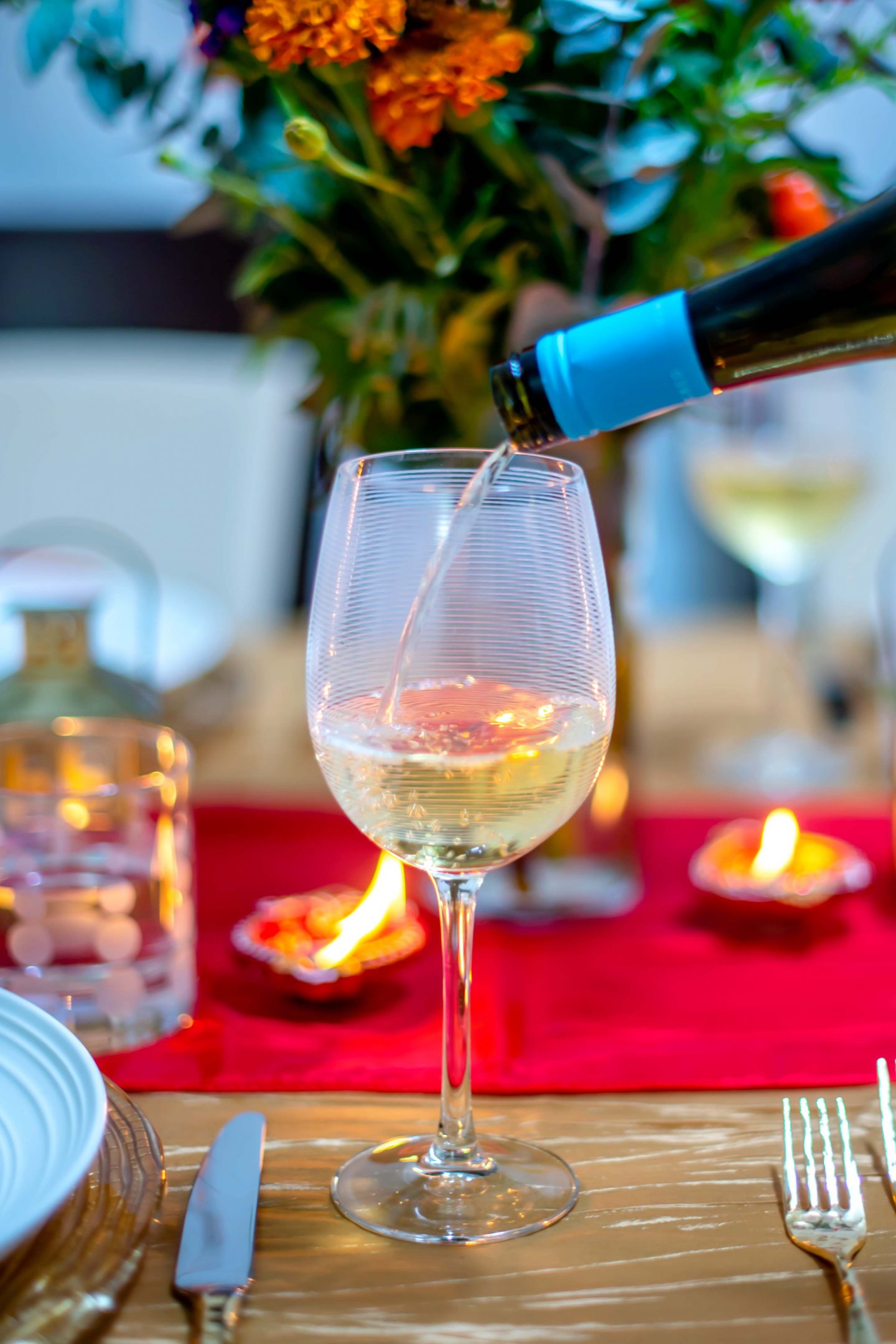 The Best Diwali Party Ideas in 2022 Best Diwali Party Ideas. Diwali Ideas. Diwali Tablescape. Mikasa Cheers Wine Glass.