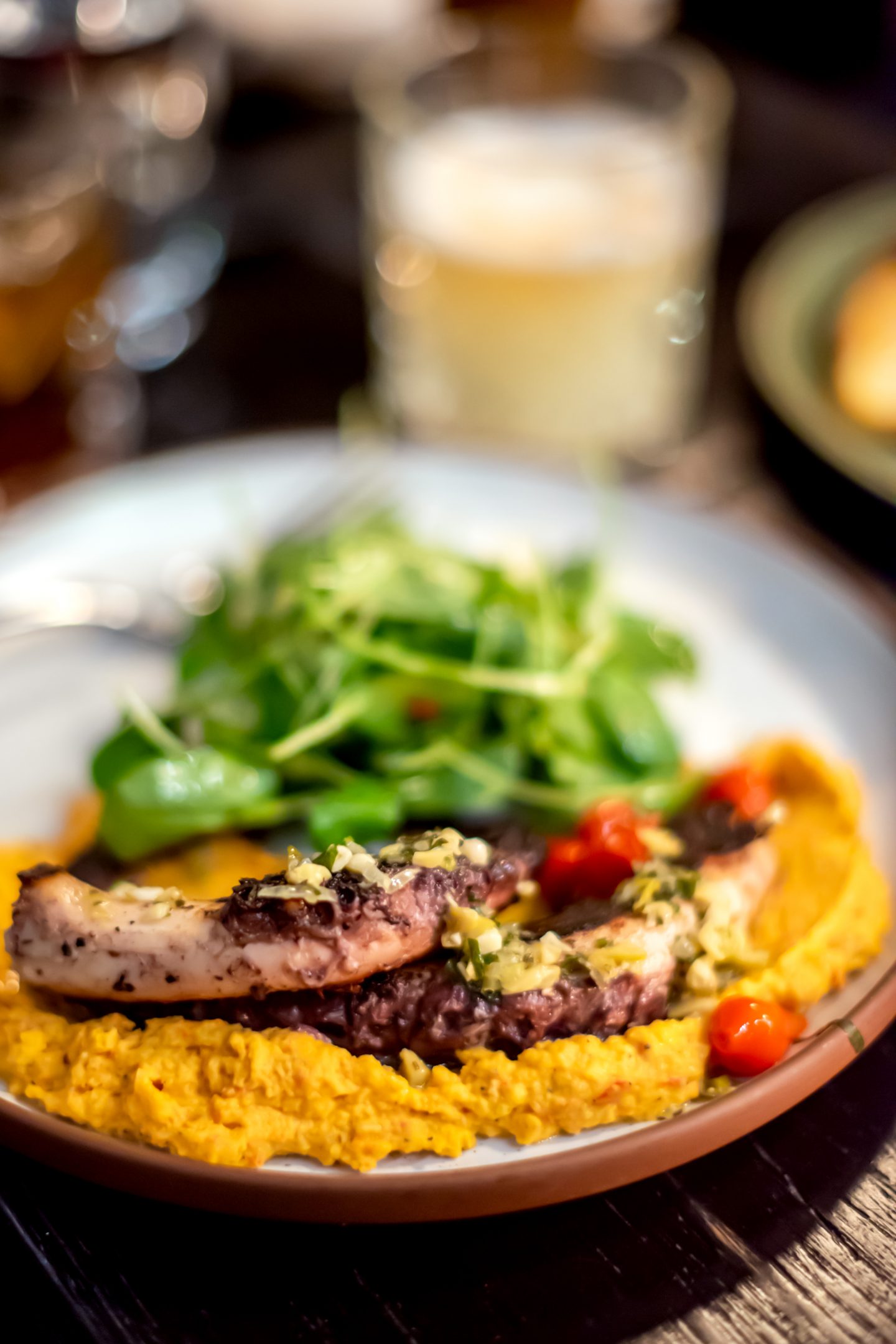Black Barn Restaurant NYC Review. Black Barn Octopus. 
