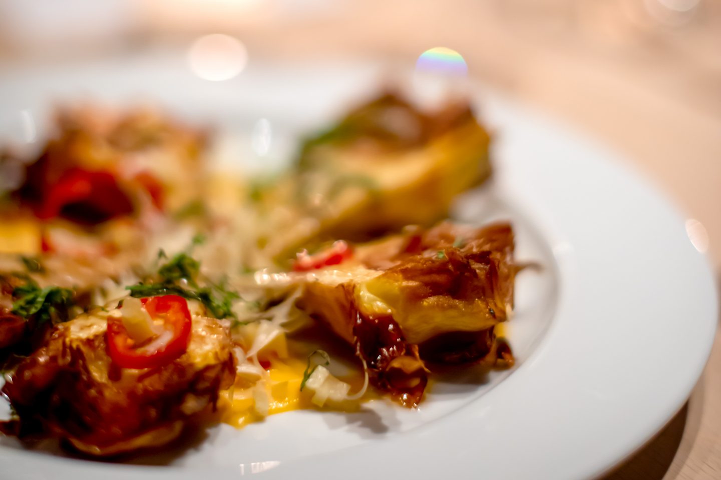 Group Dinner at Claudette NYC. Crispy Artichokes. 