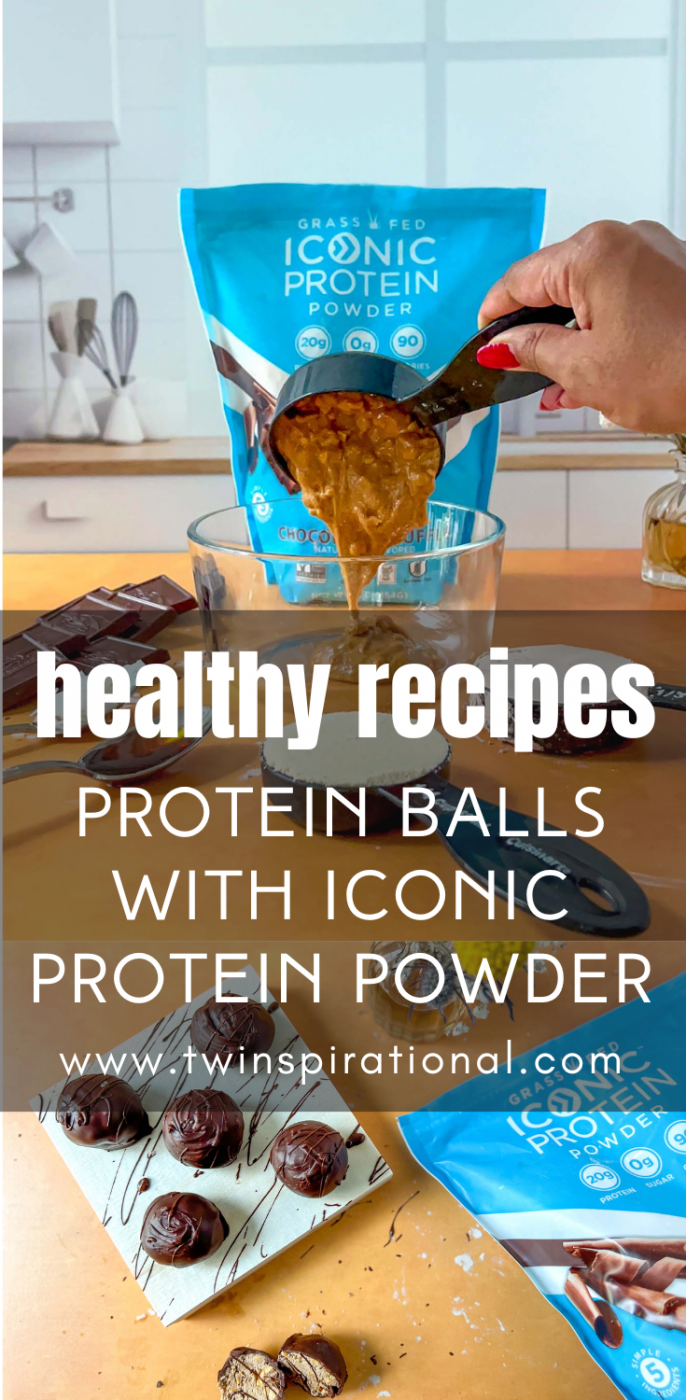 Easy No Bake Protein Ball Recipe with Iconic Protein Powder in 2023 Easy No Bake Protein Ball Recipe. Iconic Protein Powder Recipe.