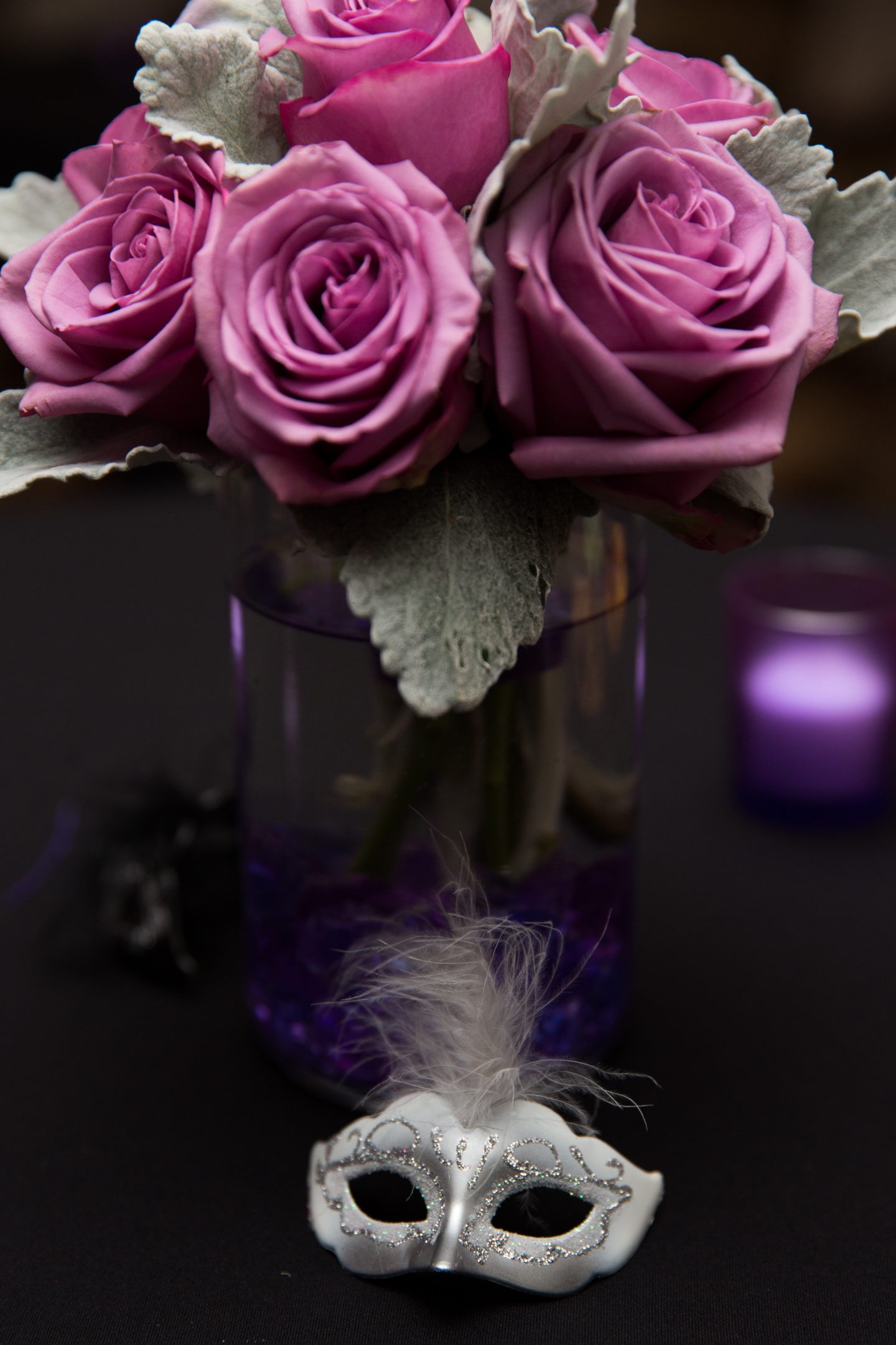 The Best Masquerade Ball Ideas: 40th Birthday Party Themes Best Masquerade Ball Ideas. Pink roses.
