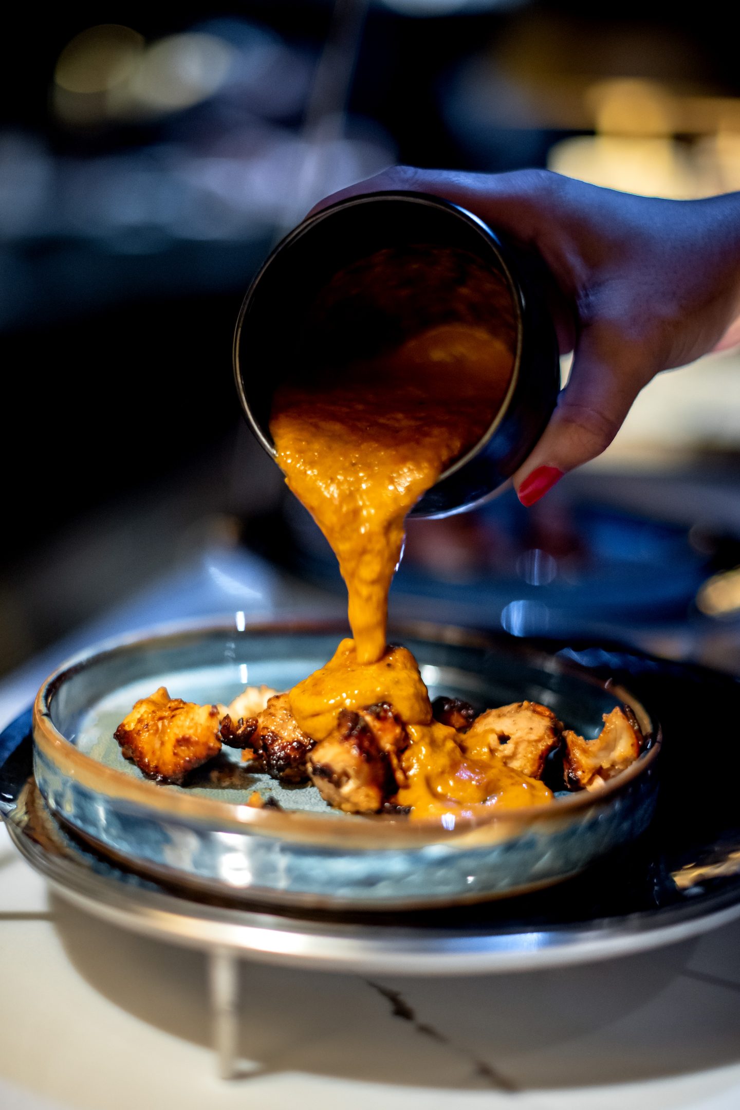 Indian restaurant in Tribeca. Goa New York. Chengezi Chicken Tikka.