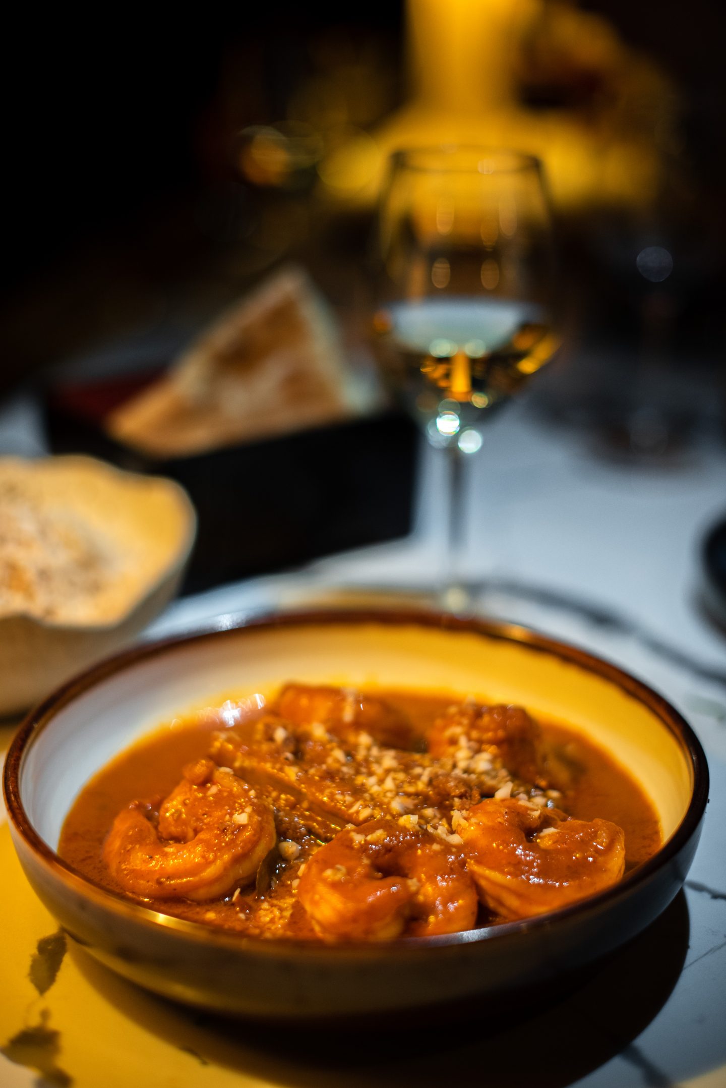 Indian restaurants in Tribeca. Goa New York. Goan Prawn Curry.