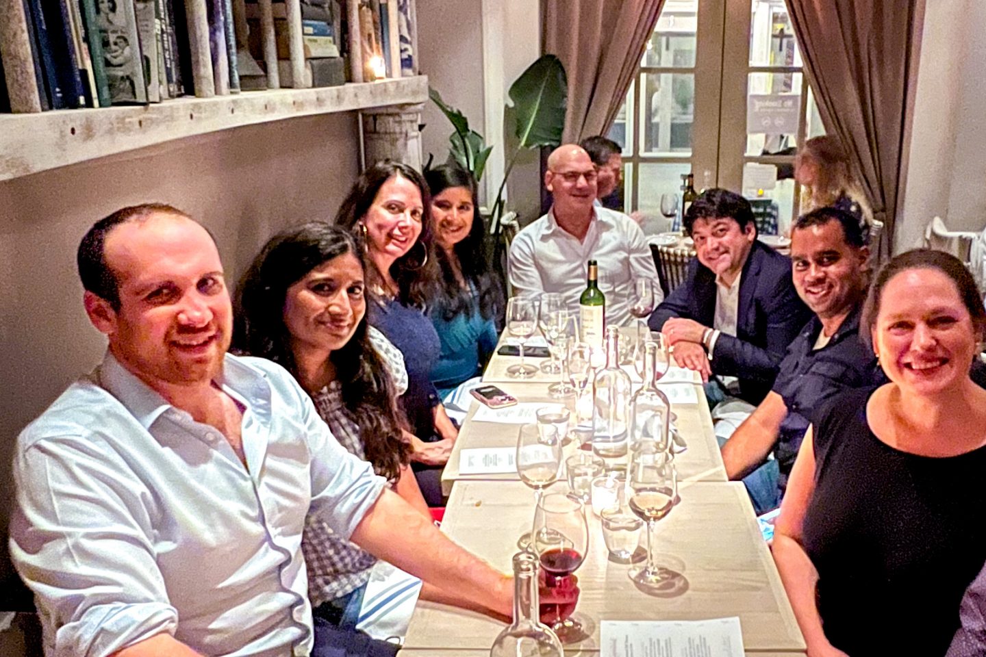 Group Dinner at Claudette NYC.