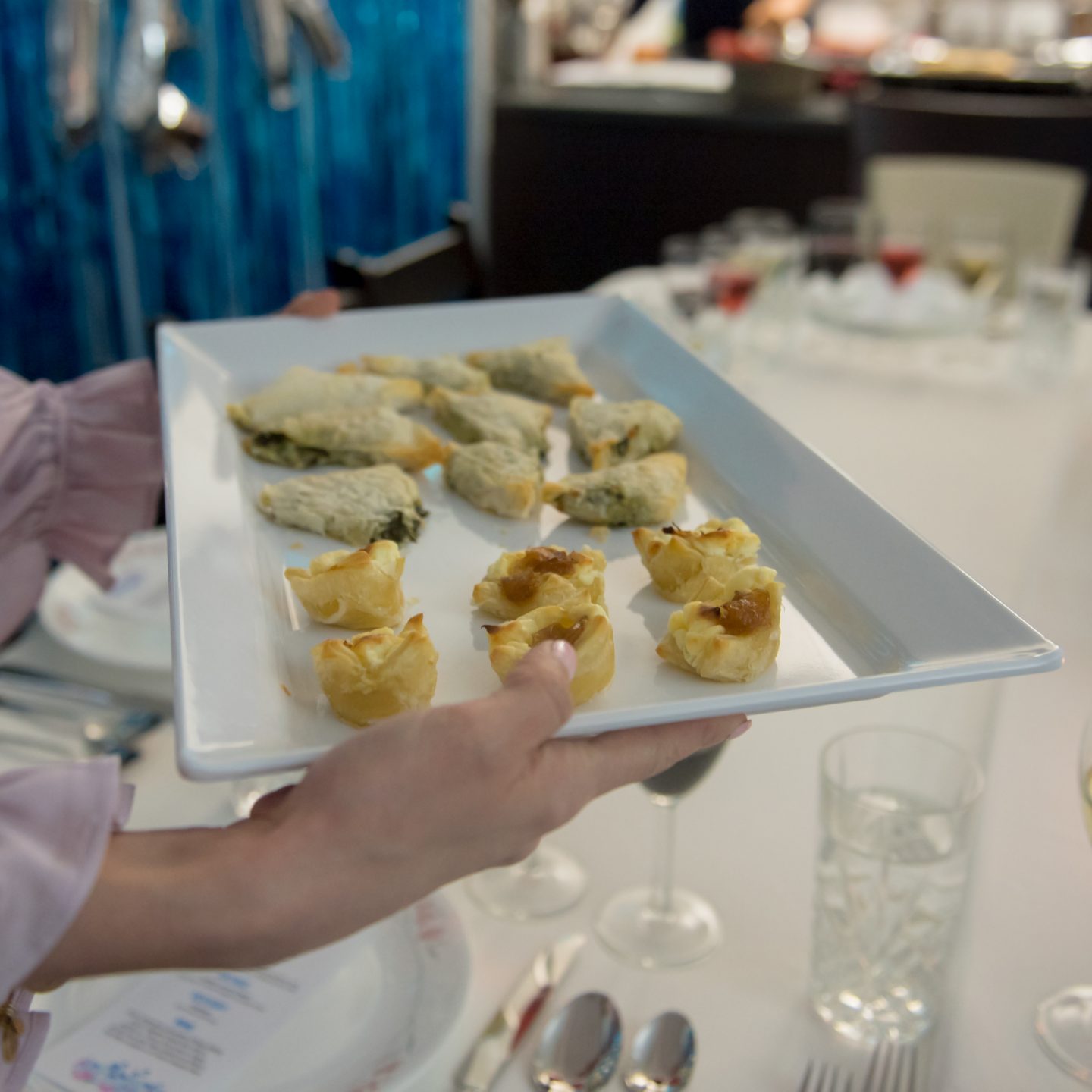 The Ultimate Guide to Easter for Greek Orthodox: 5 Ideas and Inspiration Easter for Greek Orthodox. Greek Easter dinner party. Greek Easter tablescape. Greek wine tasting. Filo Bites. Spanakopita.