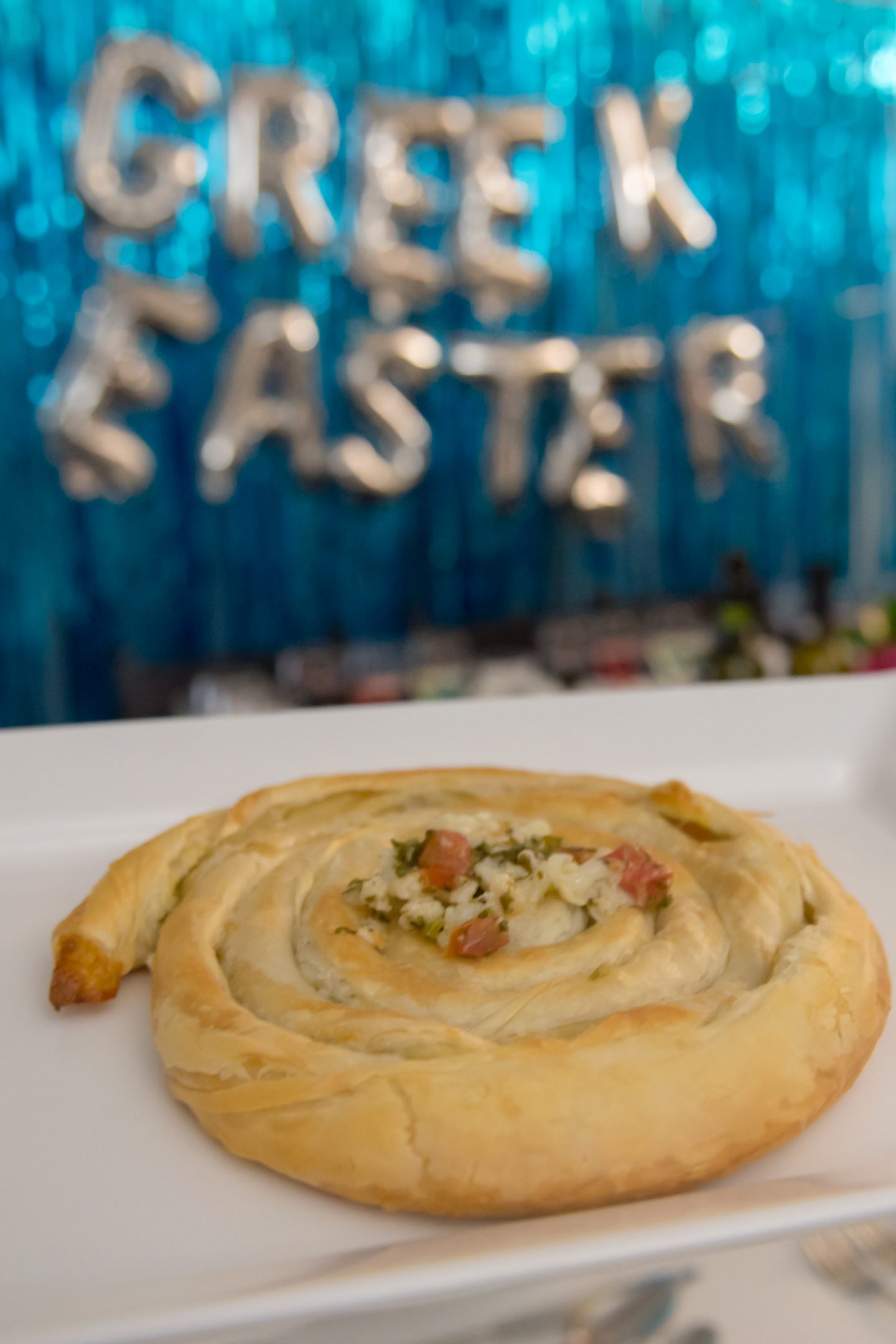 The Ultimate Guide to Easter for Greek Orthodox: 5 Ideas and Inspiration Easter for Greek Orthodox. Greek Easter dinner party. Greek Easter tablescape. Greek filo spiral.