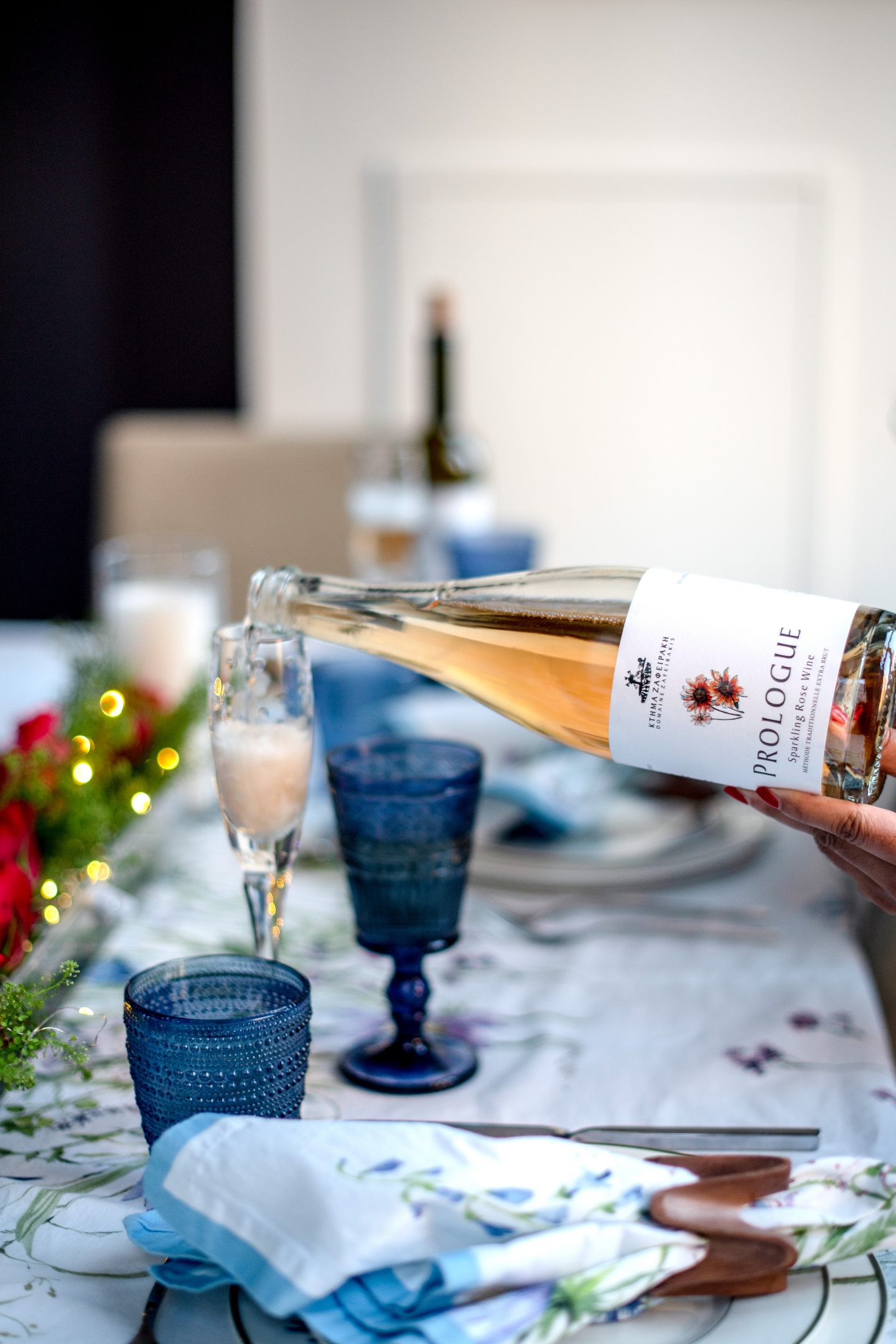 Greek Easter. Greek Easter Tablescape. Greek Easter Food. Greek Wine. 