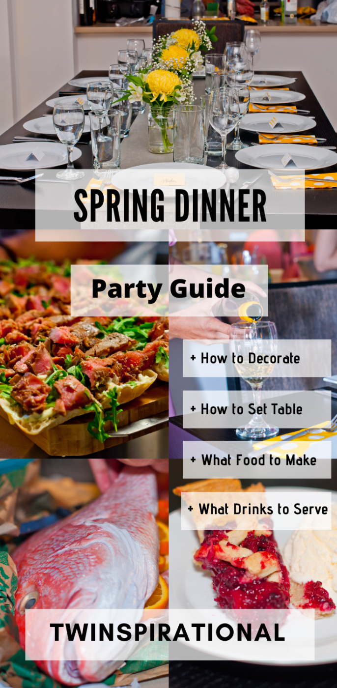 Spring Dinner Party Ideas. Yellow, white and green tablescape. Yellow flowers. Yellow Mums. 