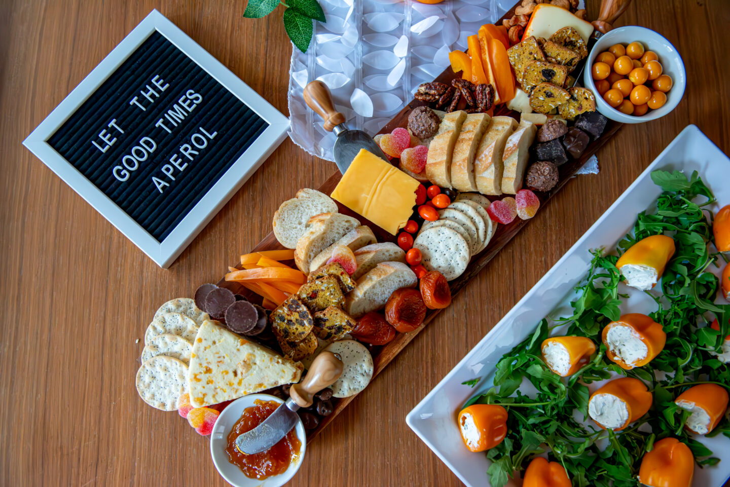 Orange Party Ideas. Orange Tablescape Ideas. Orange Places. Mikasa Mandarin Tableware. Orange Food Ideas. Orange Cheeseboard. Stuffed Orange Sweet Peppers. 