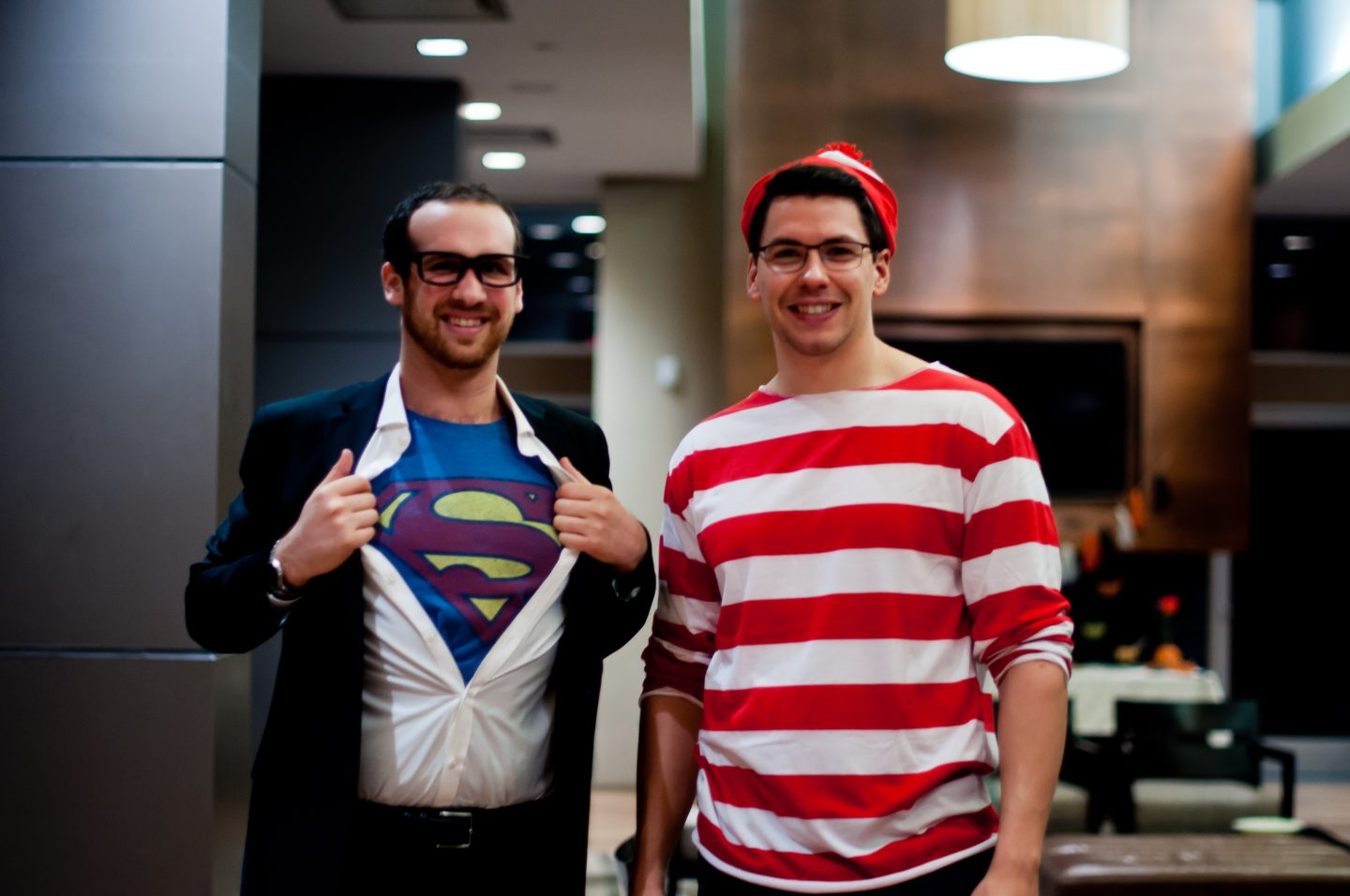 Halloween dinner party. Halloween costumes. 