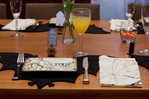 Halloween Bat Shaped Place Mats
