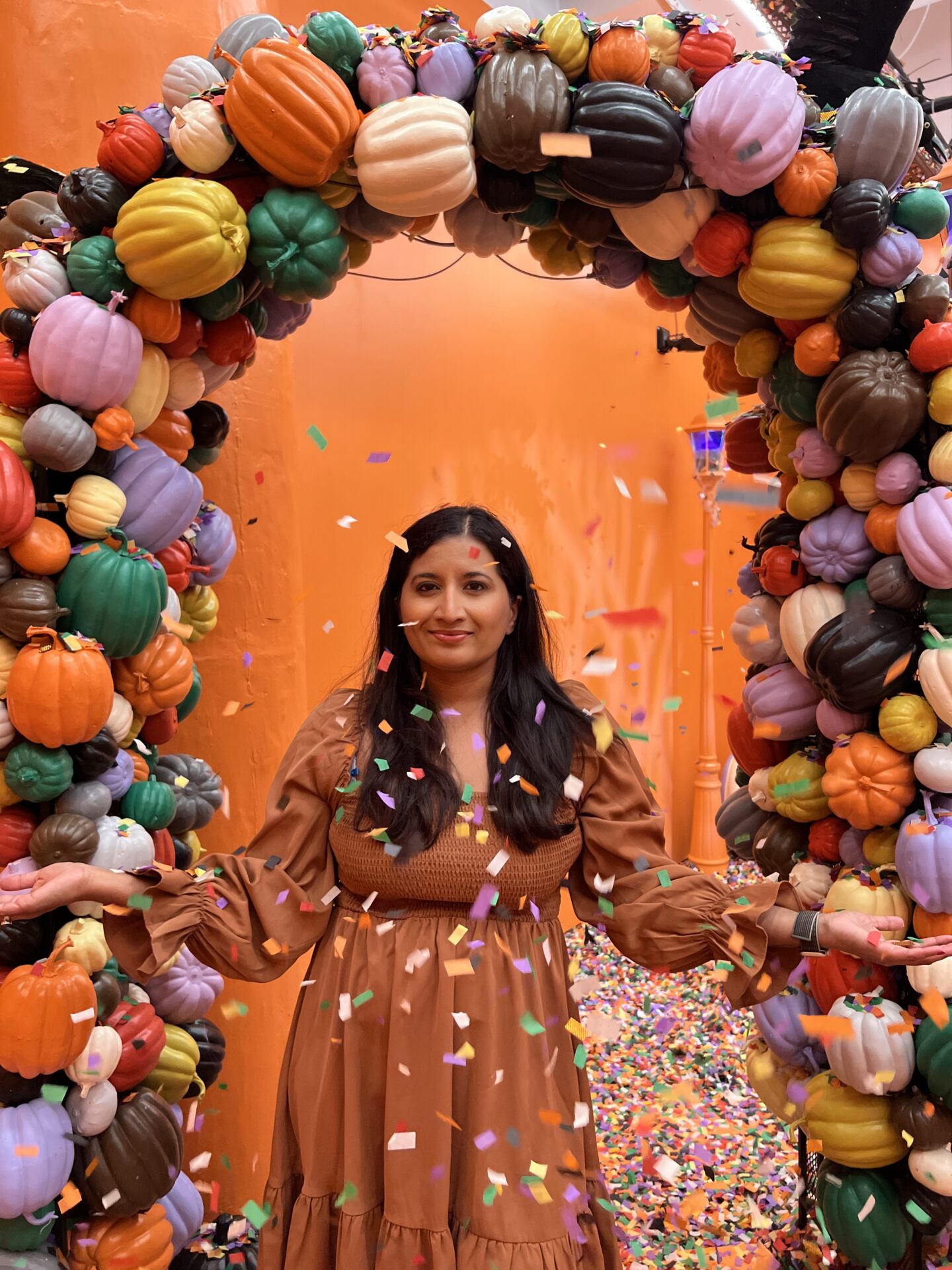Halloween in NYC. Color Factory Haunted Hues. 