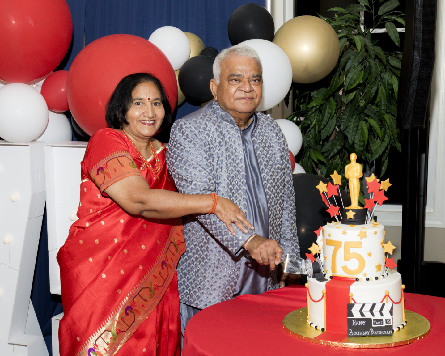 Bollywood Oscars Party. 75th Birthday Party. Indian Party. Bollywood Theme Party. Oscars Cake. 