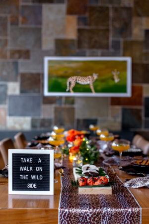 14 Beautiful Animal Print Party Ideas with Mikasa’s Amari Dinnerware