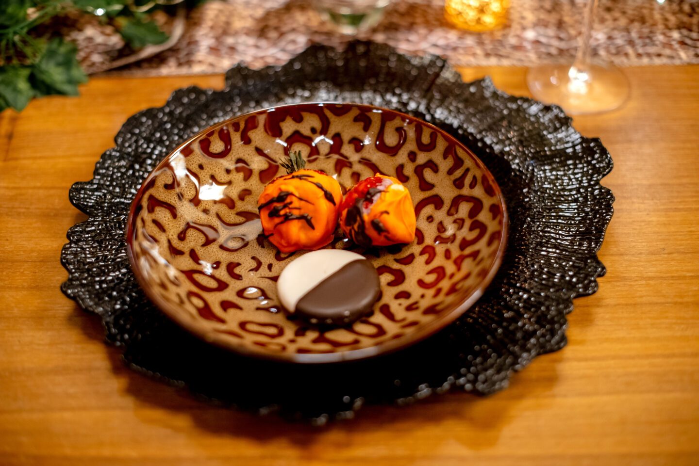 Animal Print Party Ideas. Mikasa Amari Dinnerware. Animal Print Tablescape. 