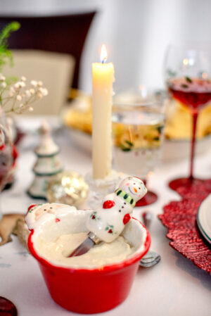 Pfaltzgraff Winterberry Santa Dip Bowls