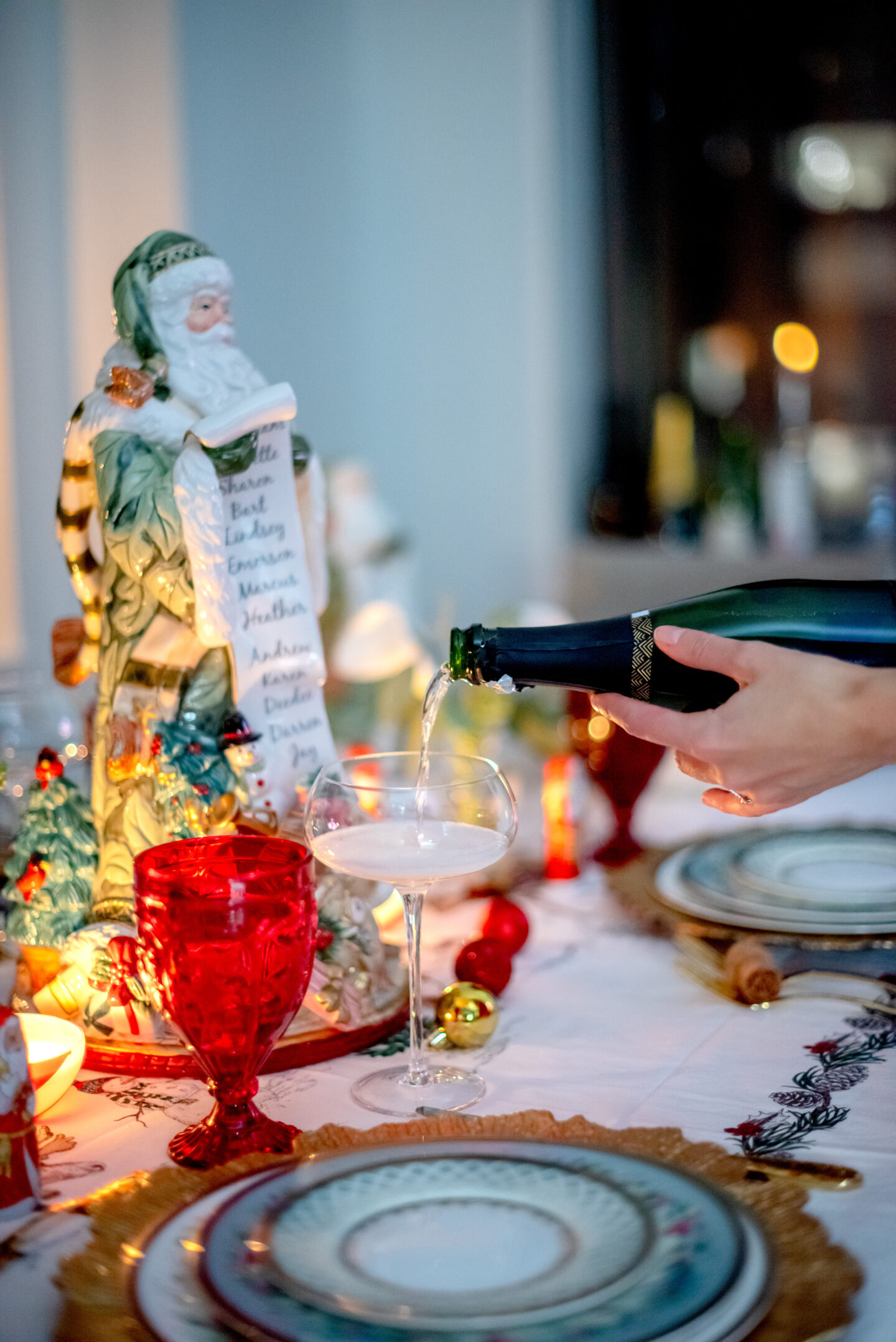 Fitz and Floyd Christmas. Christmas Tablescape.