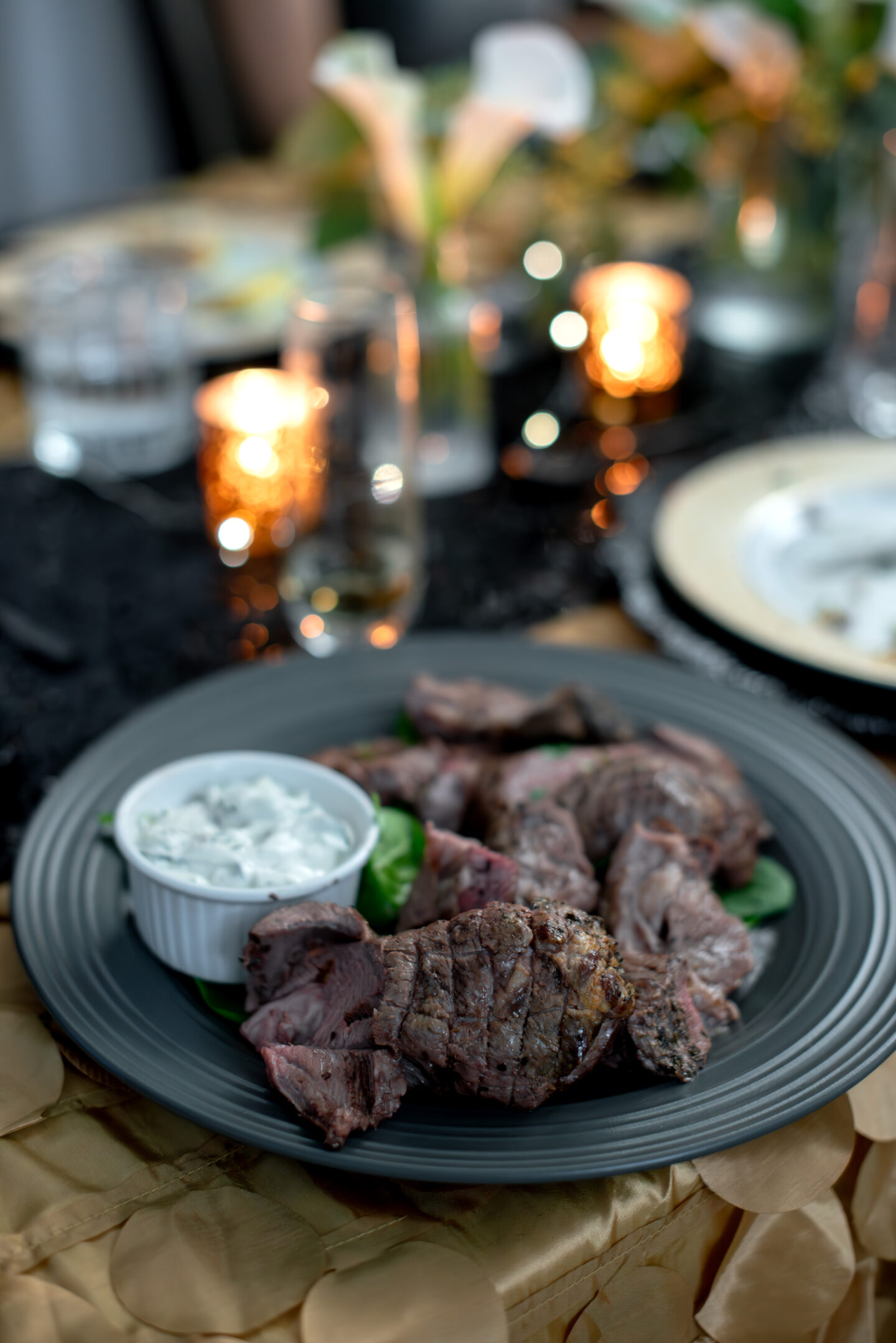 Unveiling 11 Stunning Black and Gold New Year's Eve Party Ideas: Dazzle into the New Year Black and Gold New Year's Eve Party Ideas. Roasted Leg of Lamb.