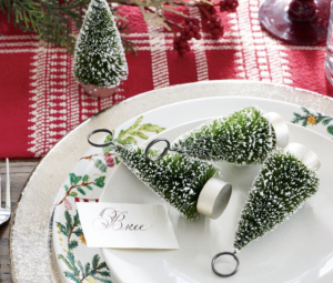 Christmas Tree Placecard Holders