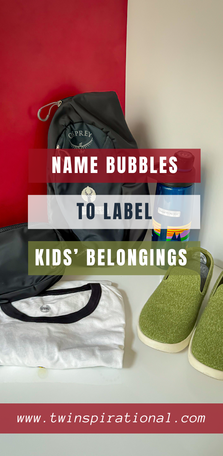 5 Name Bubbles Labels to Personalize Your Children's Belongings Name Bubbles Labels.