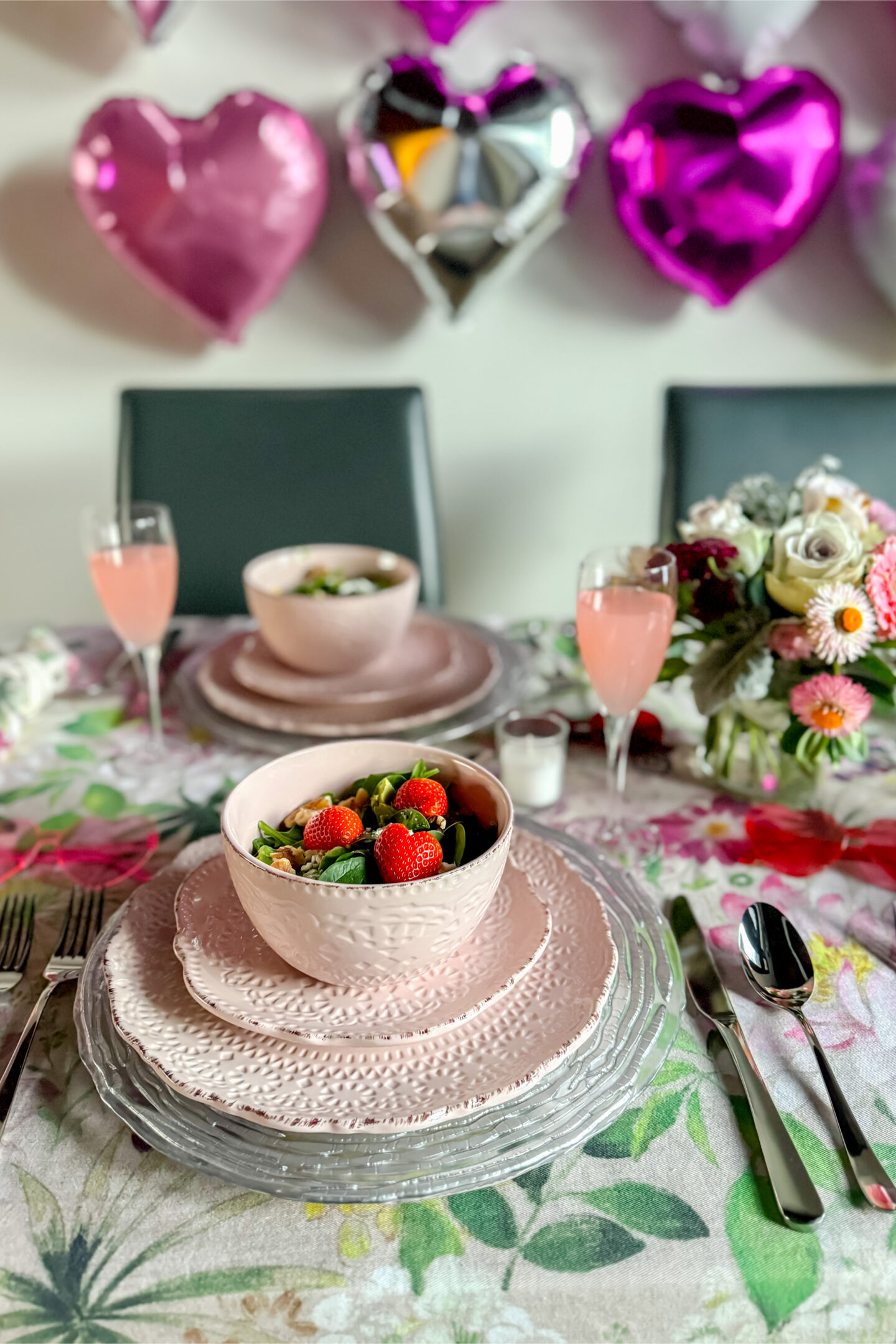 Valentine's Day Ideas for Kids. Pfaltzgraff Chateau Pink.