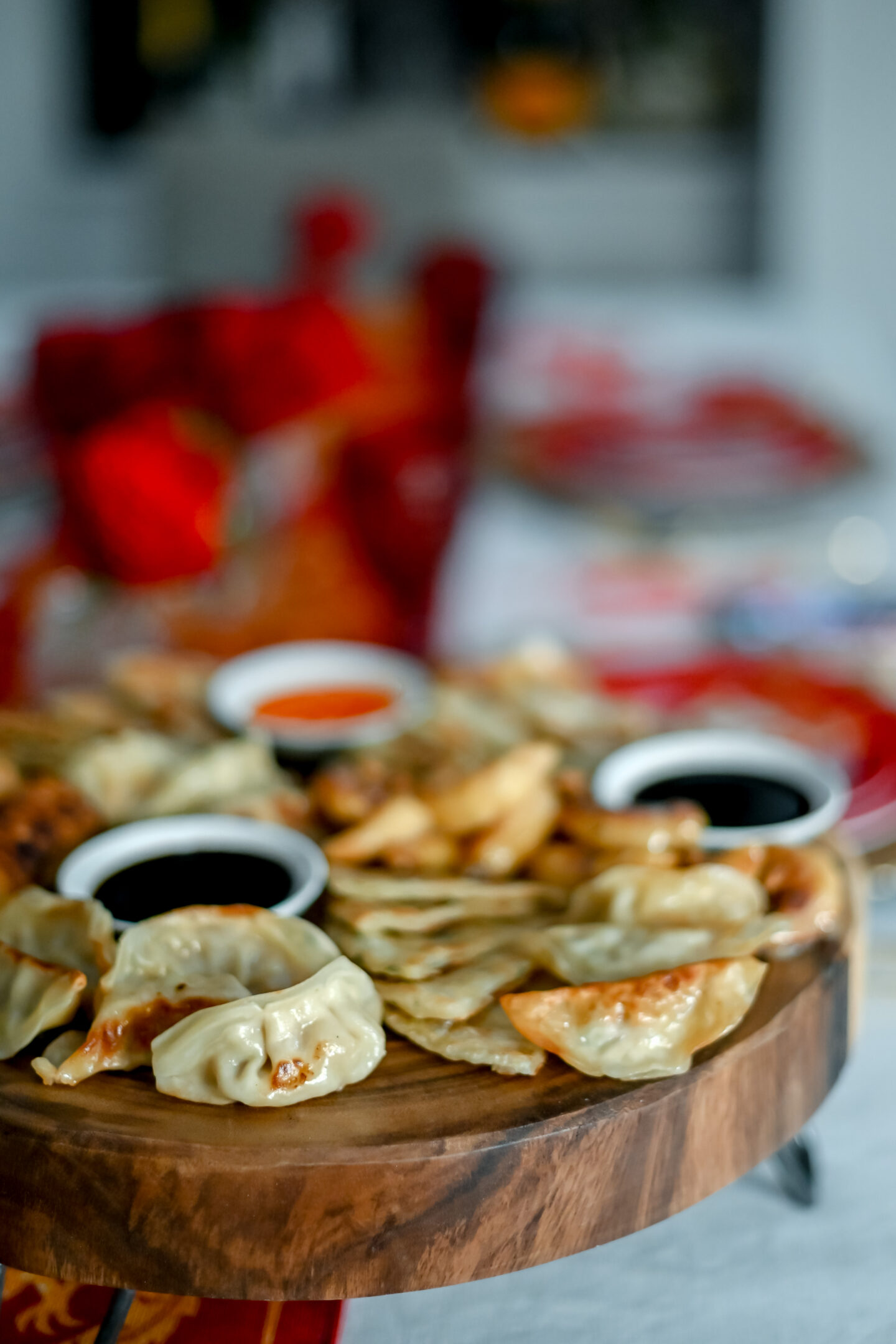 10 Ideas for an Epic Chinese New Year Party: Unleash the Year of the Dragon Chinese New Year Party. Year of the Dragon. Chinese New Year Tablescape. Chinese Food.