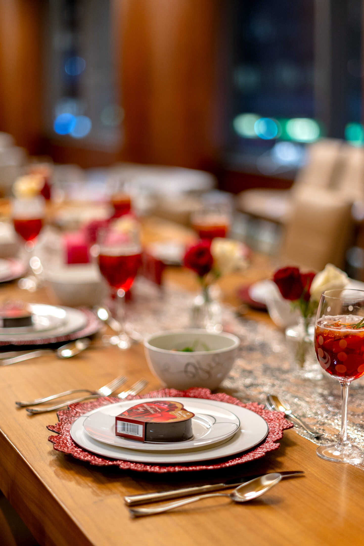 Red Galentine's Day Party Ideas. Red Galentine's Day tablescape.