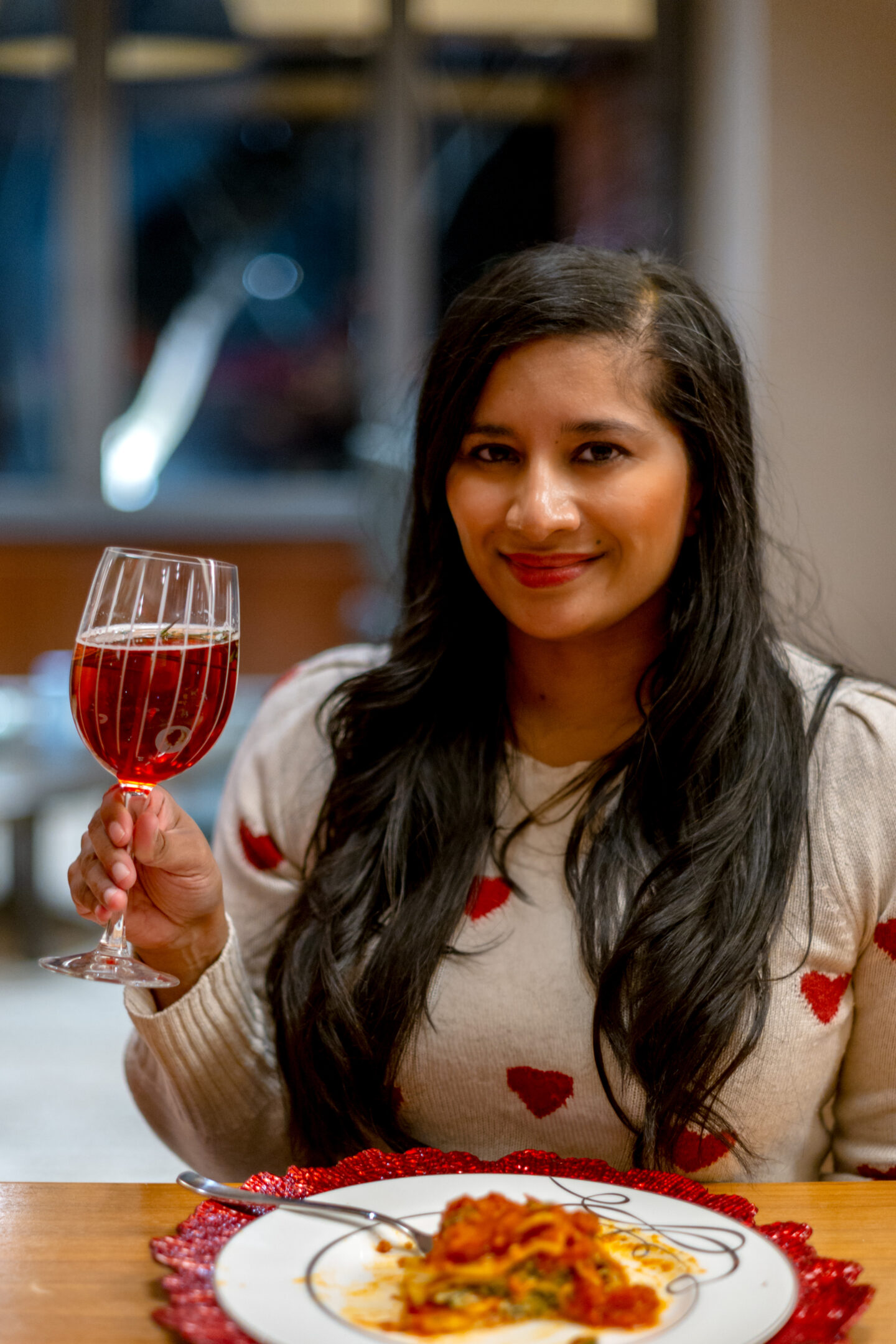 Red Galentine's Day Party Ideas. Red Galentine's Day tablescape.