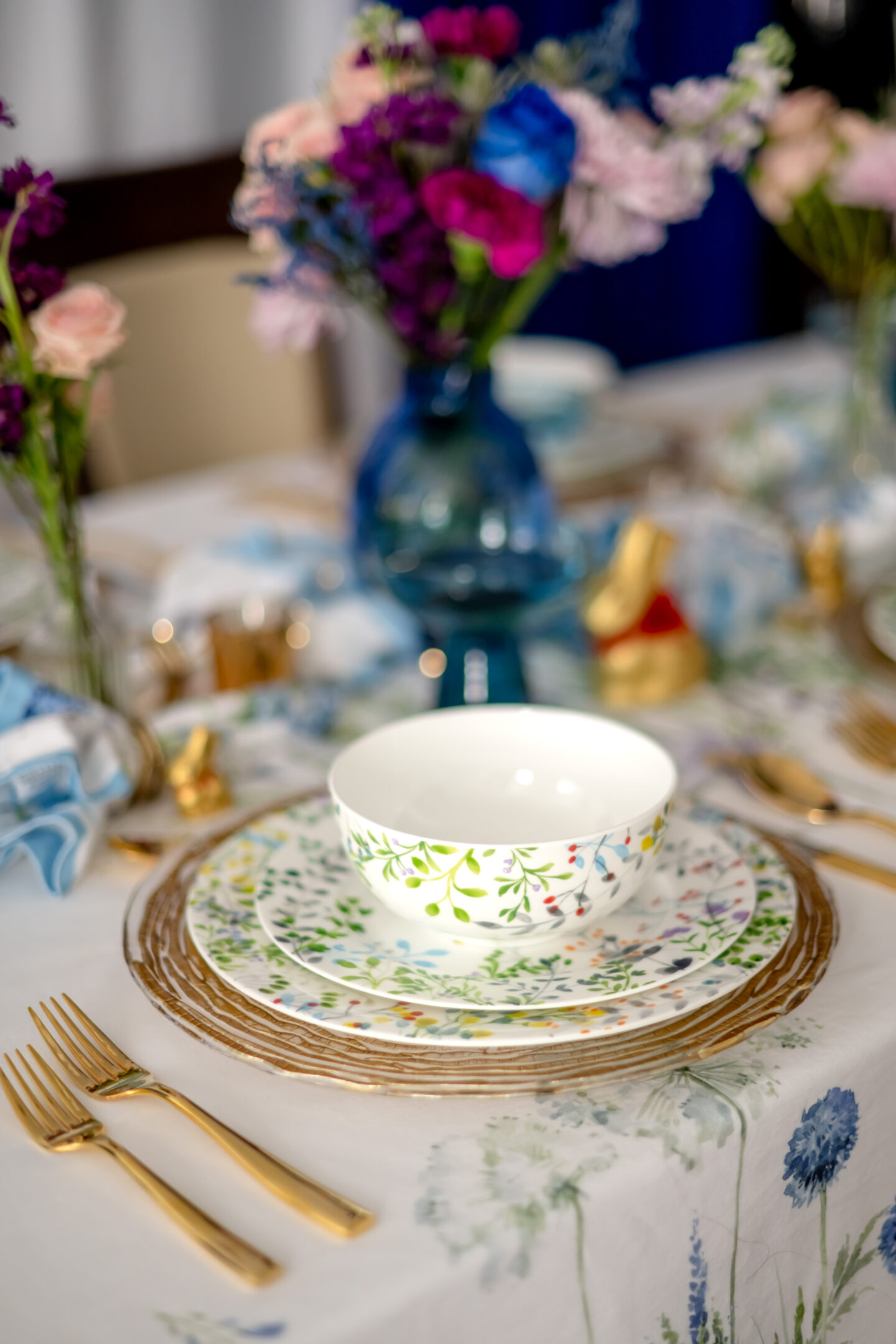 17 Gorgeous Easter Table Ideas with the Mikasa Tivoli Garden Collection Easter Table Ideas. Mikasa Tivoli Garden Collection. Easter Tablescape.