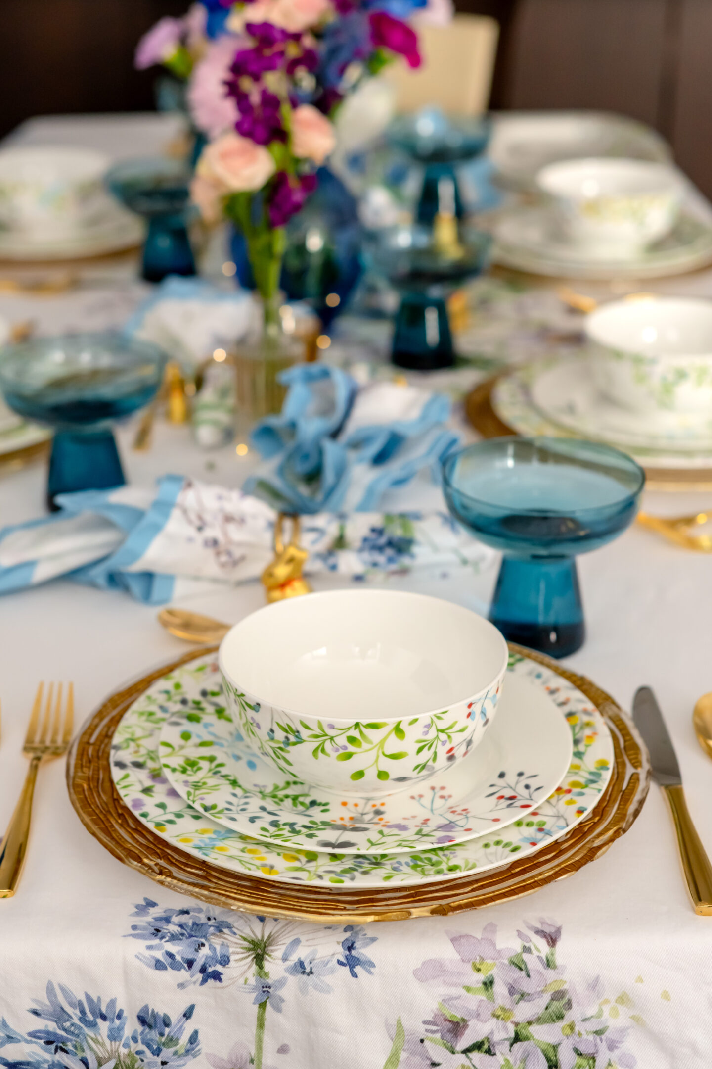 17 Gorgeous Easter Table Ideas with the Mikasa Tivoli Garden Collection Easter Table Ideas. Mikasa Tivoli Garden Collection. Easter Tablescape.