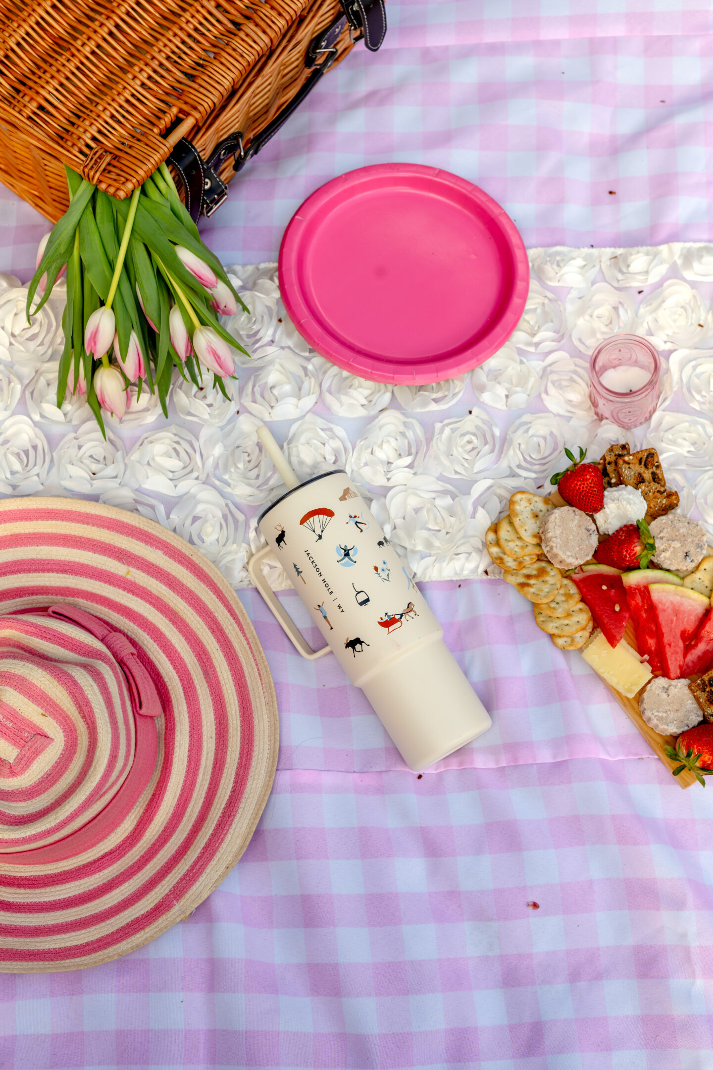 Picnic Food Ideas. Perfect Pink Picnic Party. Central Park. Bridle Path Picnic. Cherry Blossom Picnic. 