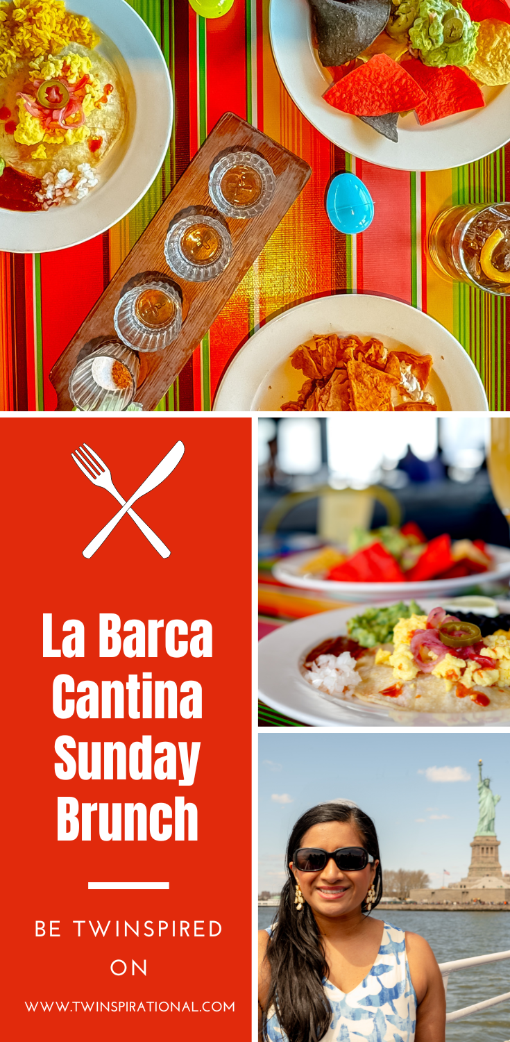 NYC Best Brunch Spots: 12 Reasons to Take a Ride on the La Barca Cantina Taco Boat NYC Best Brunch Spots. La Barca Cantina. Taco Boat. Brunch at La Barca Cantina. Sunday Brunch. Statue of Liberty. Boat ride.