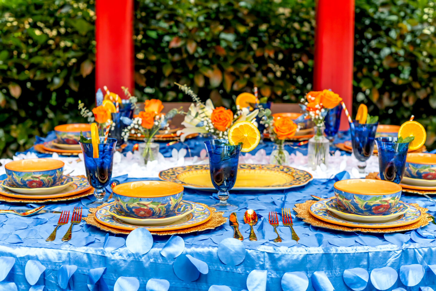 Amalfi Coast Themed Party. Pfaltzgraff Villa della Luna Collection.