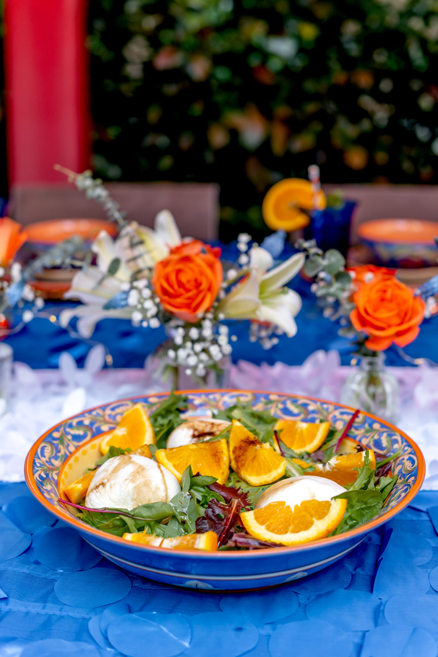Amalfi Coast Themed Party. Pfaltzgraff Villa della Luna Collection.