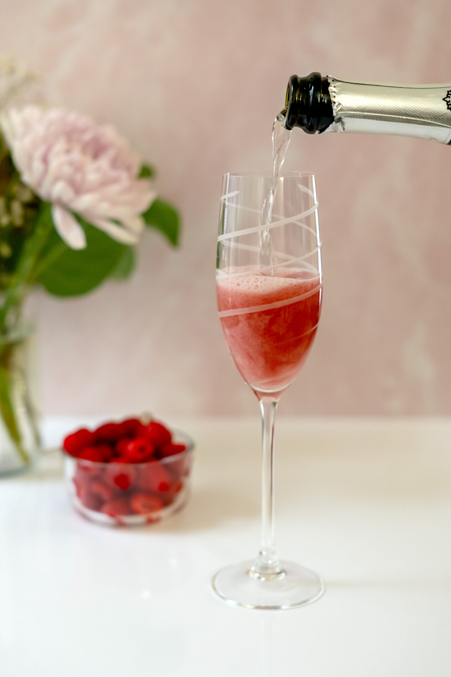 Chambord Mimosa Recipe. Mom-mosa.