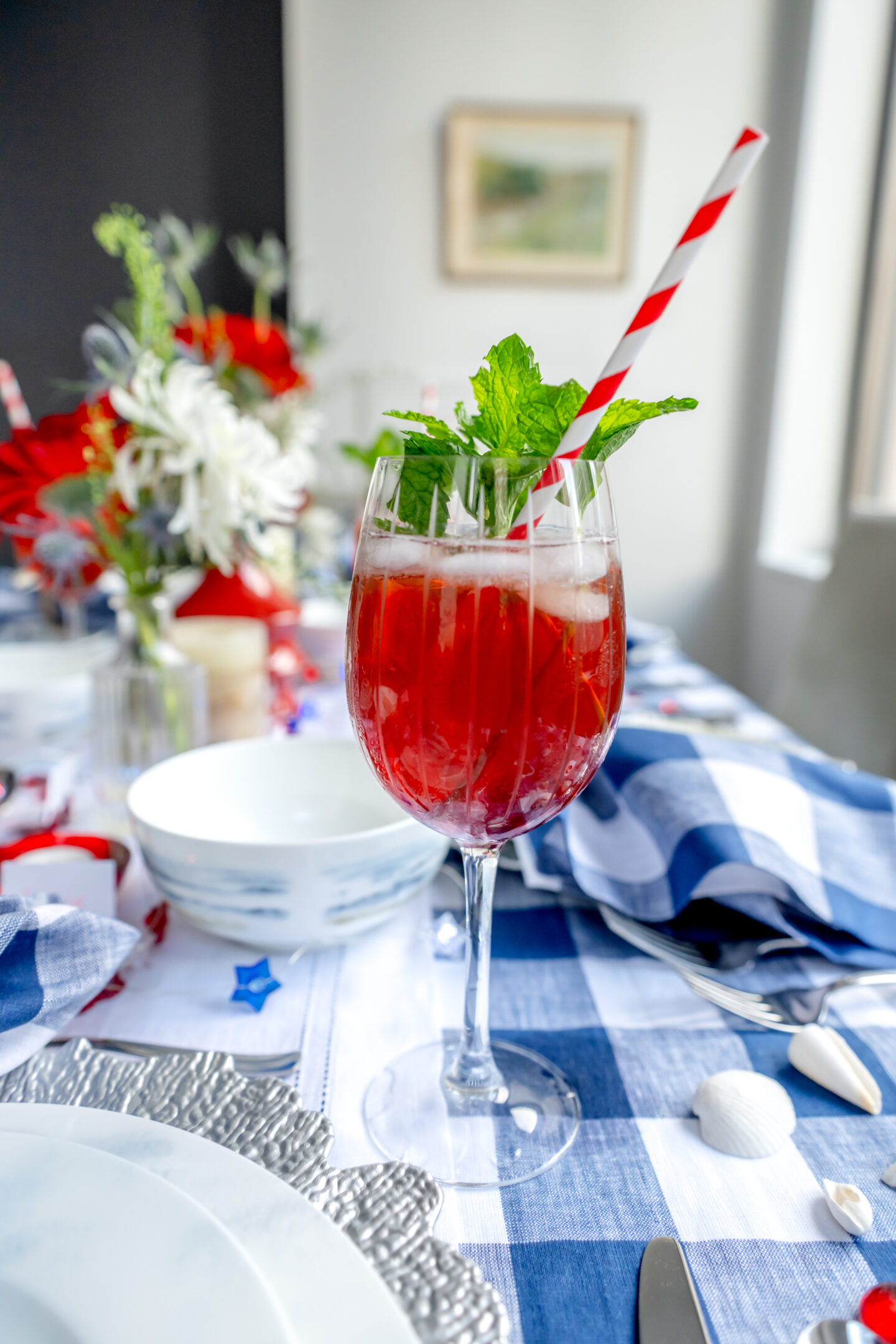 10 Gorgeous Nautical Theme Party Decor Ideas That Will Float Your Boat Nautical Theme Party Decor Ideas. Nautical Tablescape. Mikasa Seaside. Solino Home Buffalo Check Linens.