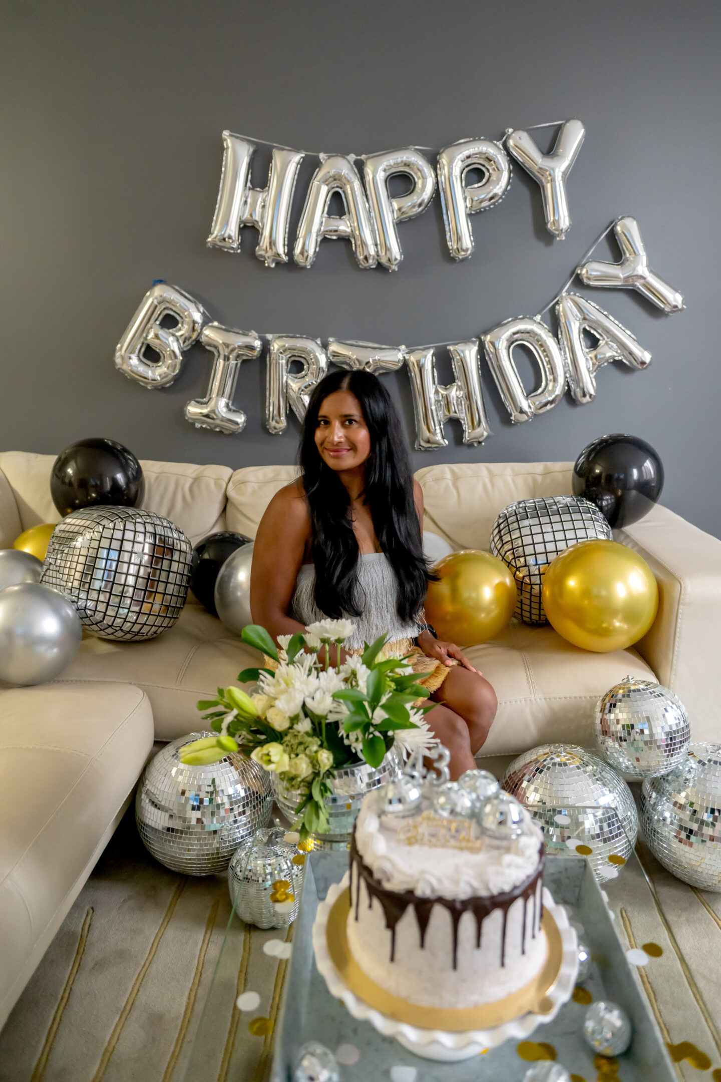 Disco Birthday Party. Disco Birthday Cake. 