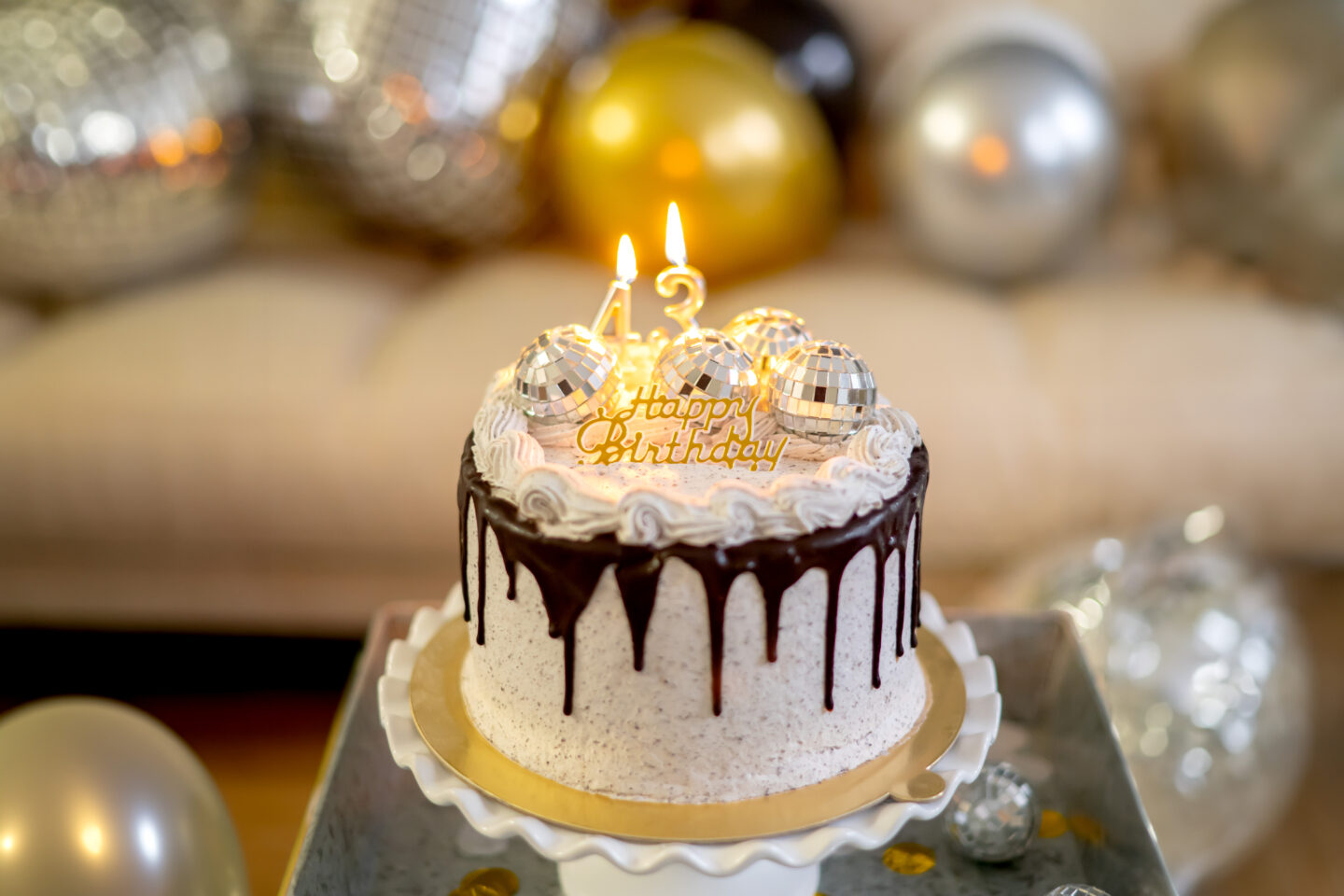 Disco Birthday Party. Disco Birthday Cake. 