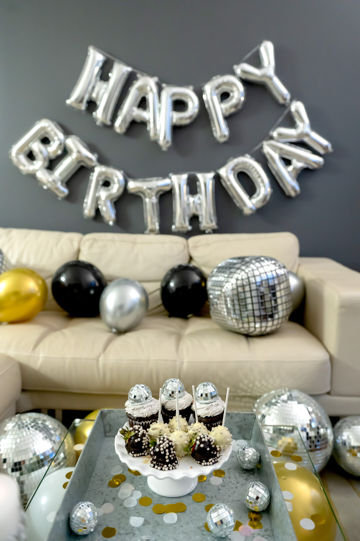 Disco Birthday Party. Disco Birthday Cake. 