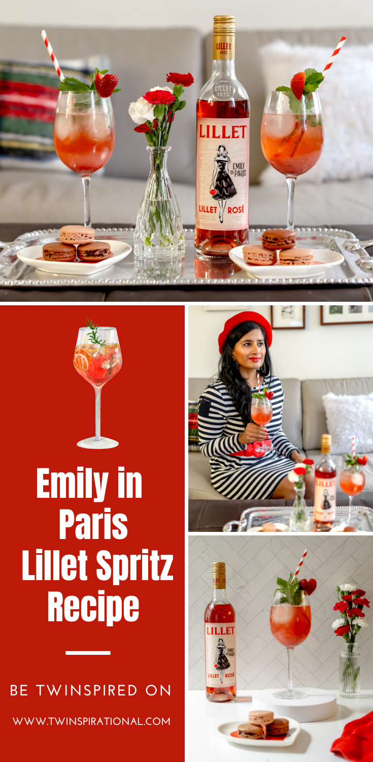 Delicious 5-Ingredient Lillet Spritz Recipe to Sip Like Emily in Paris Emily in Paris. Lillet Spritz. Emily Lillet Royale.