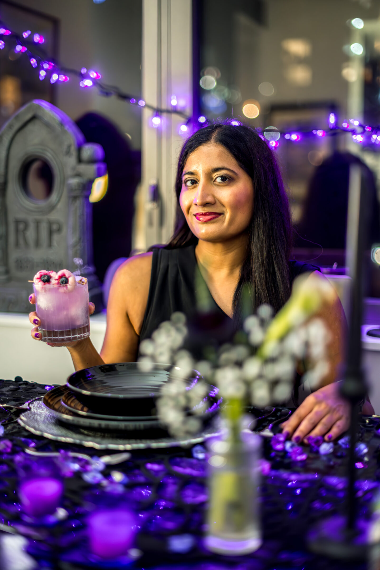 Spooky Halloween Witch Decor. Season of the Witch Party Ideas.
