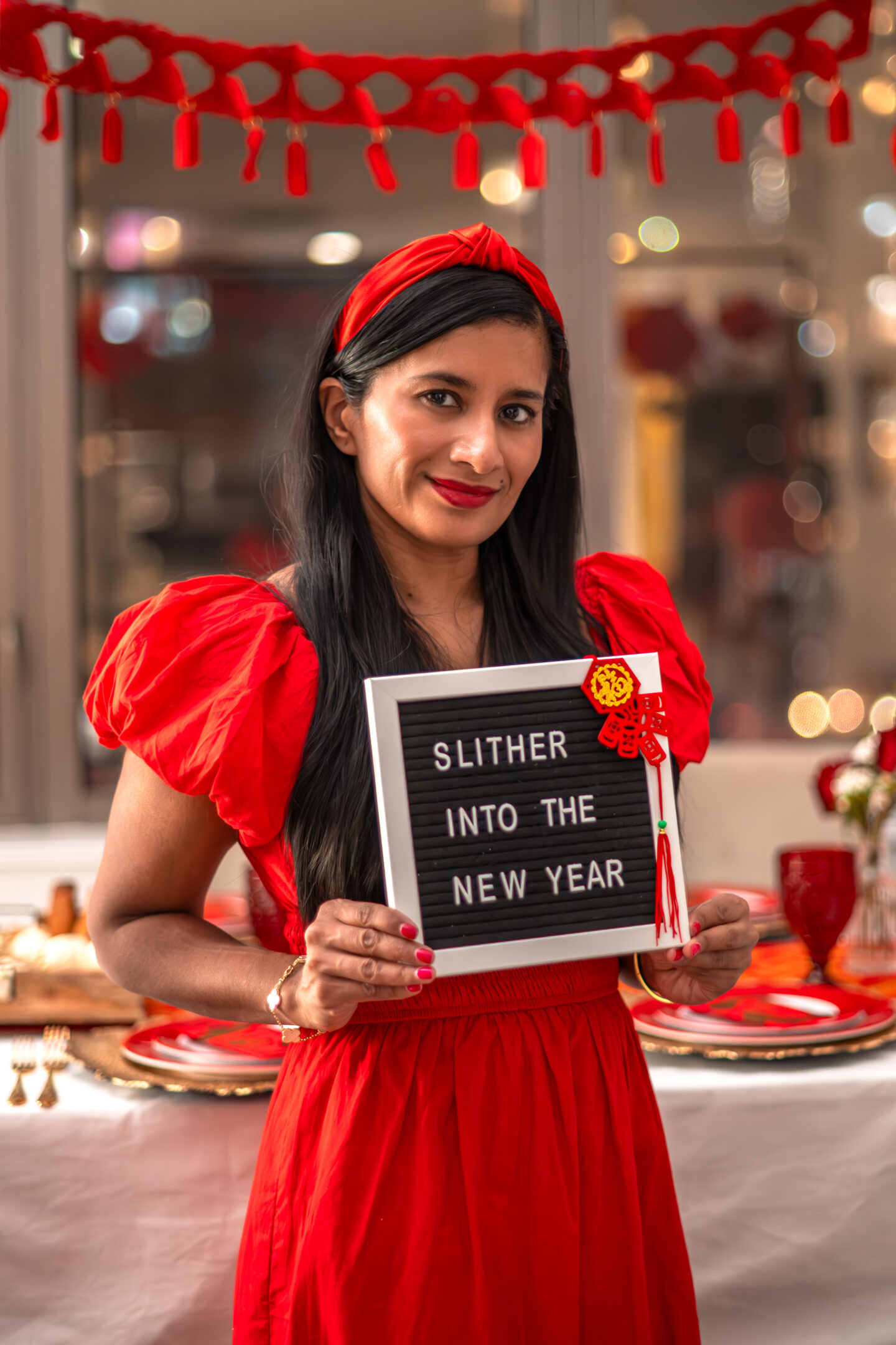Year of the Snake Chinese New Year Party: 10 Creative Ideas to Wow Your Guests Year of the Snake Chinese New Year party. Chinese New Year Tablescape.